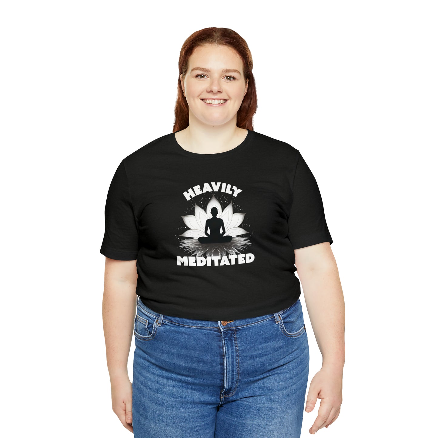 Heavily Meditated - Deep Colors - Unisex Jersey Short Sleeve Tee