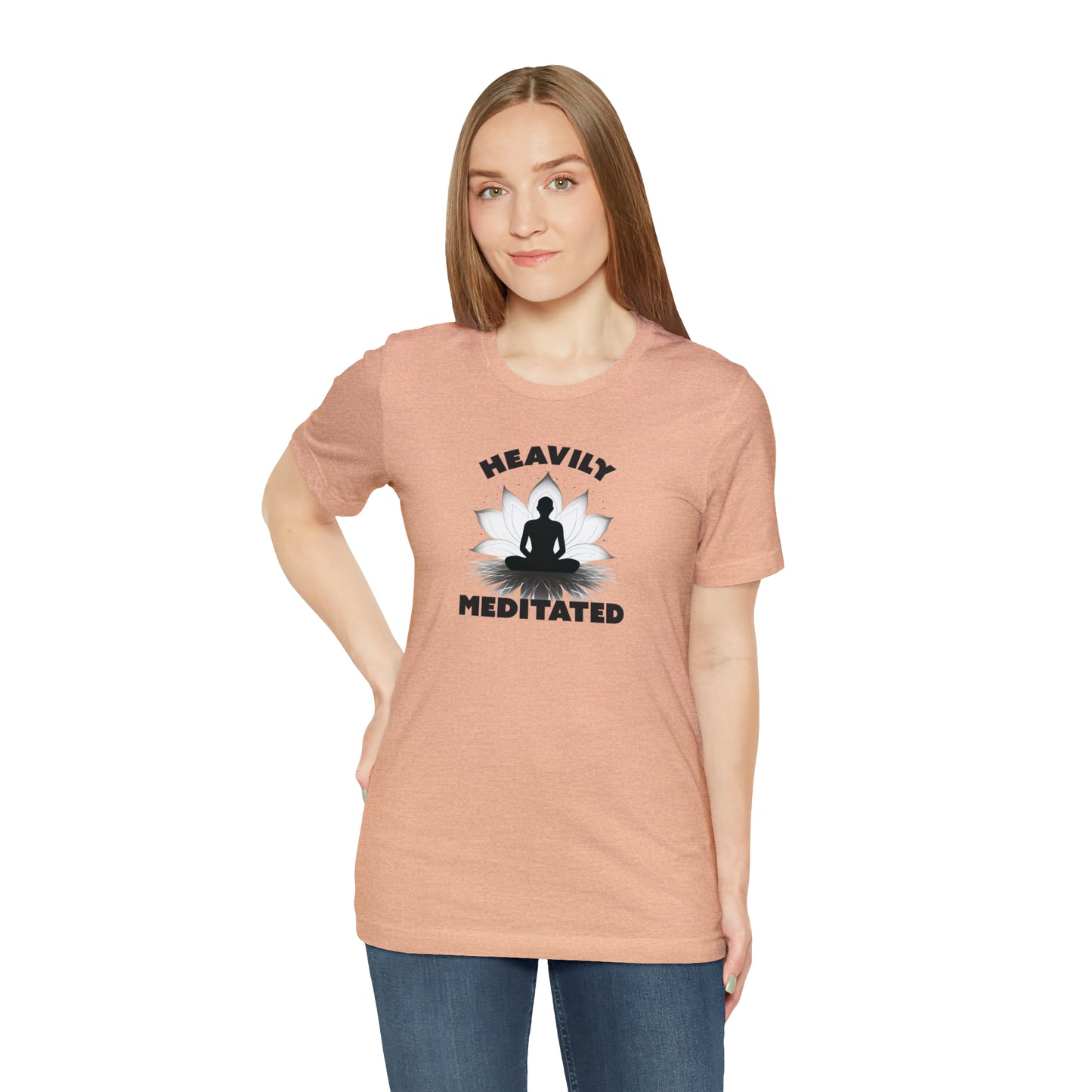 Heavily Meditated - Light Colors - Unisex Jersey Short Sleeve Tee