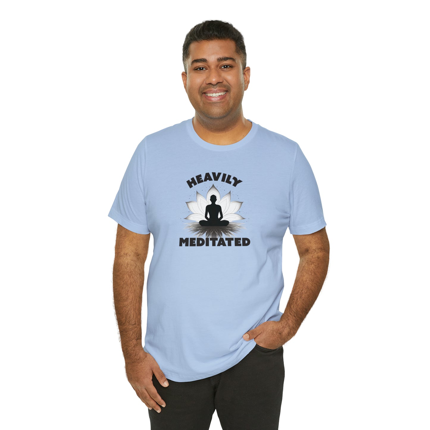 Heavily Meditated - Light Colors - Unisex Jersey Short Sleeve Tee