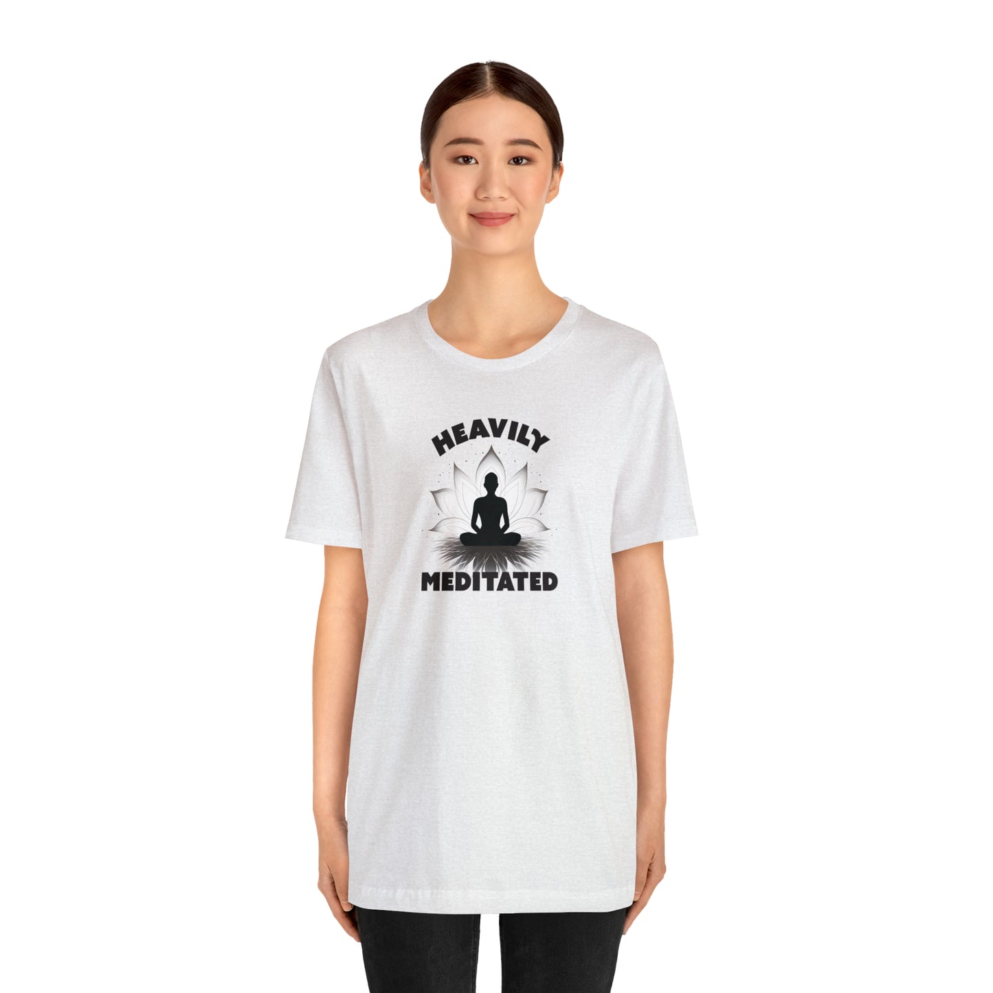 Heavily Meditated - Light Colors - Unisex Jersey Short Sleeve Tee