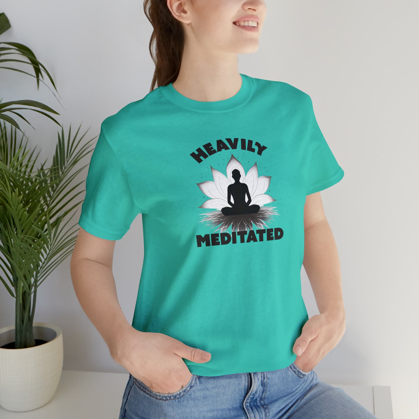 Heavily Meditated - Light Colors - Unisex Jersey Short Sleeve Tee