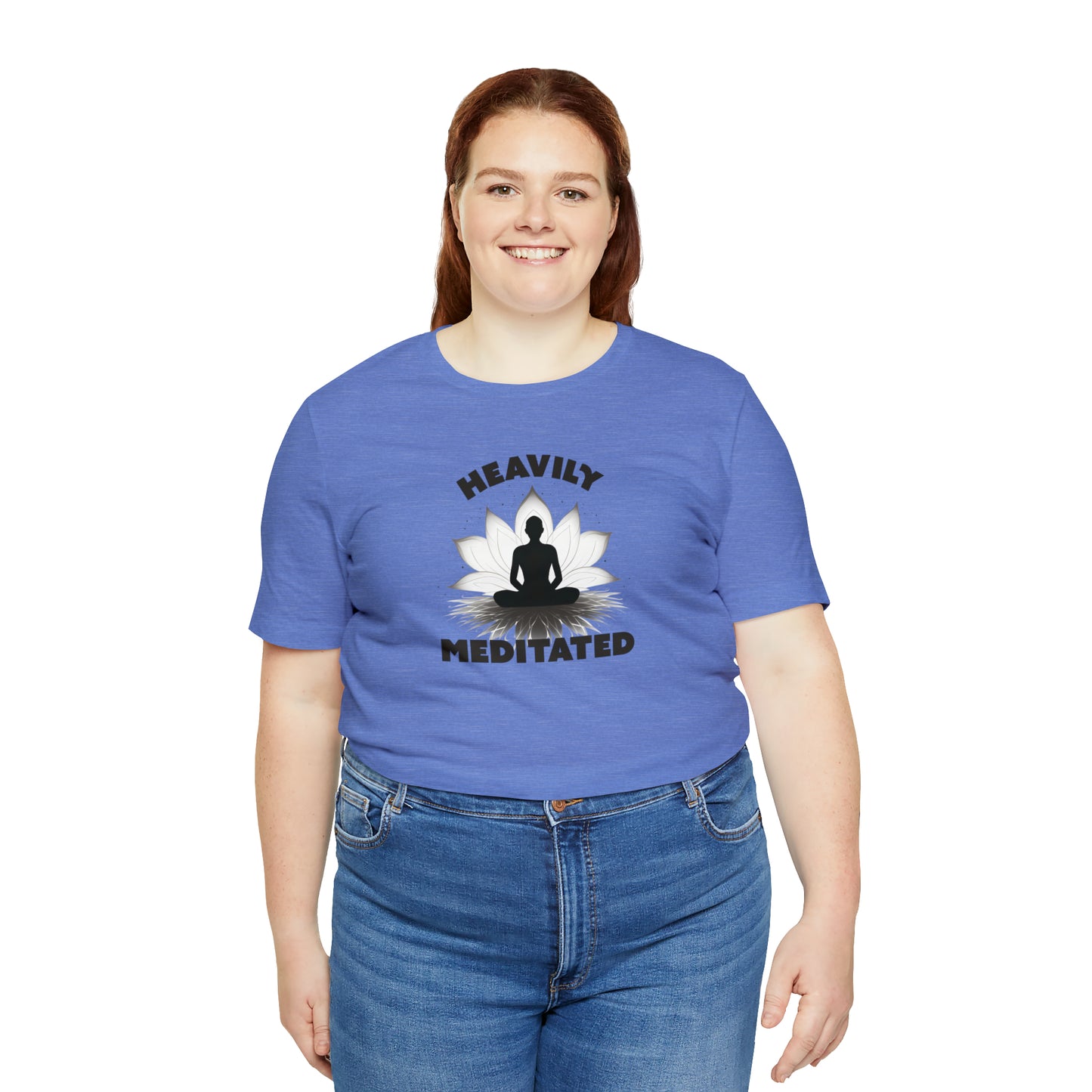 Heavily Meditated - Light Colors - Unisex Jersey Short Sleeve Tee