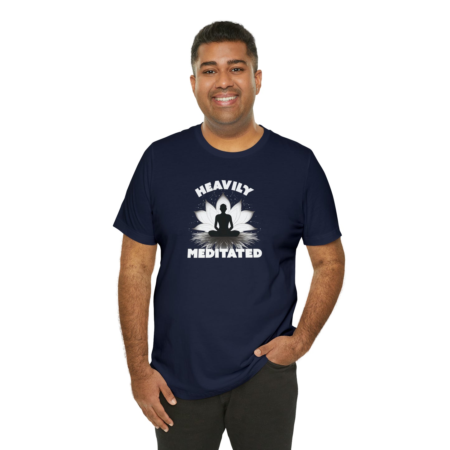 Heavily Meditated - Deep Colors - Unisex Jersey Short Sleeve Tee