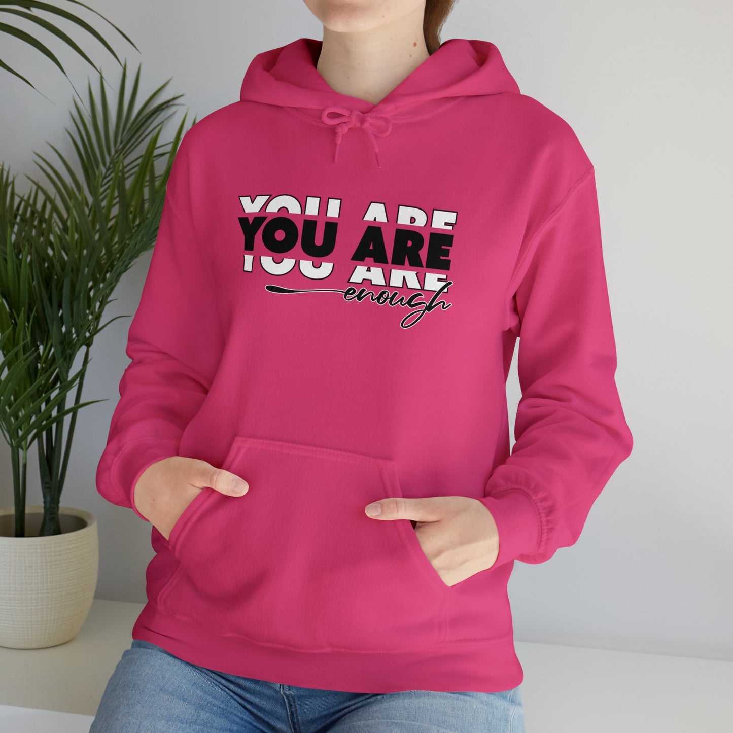 You Are Enough - Unisex Heavy Blend™ Hooded Sweatshirt