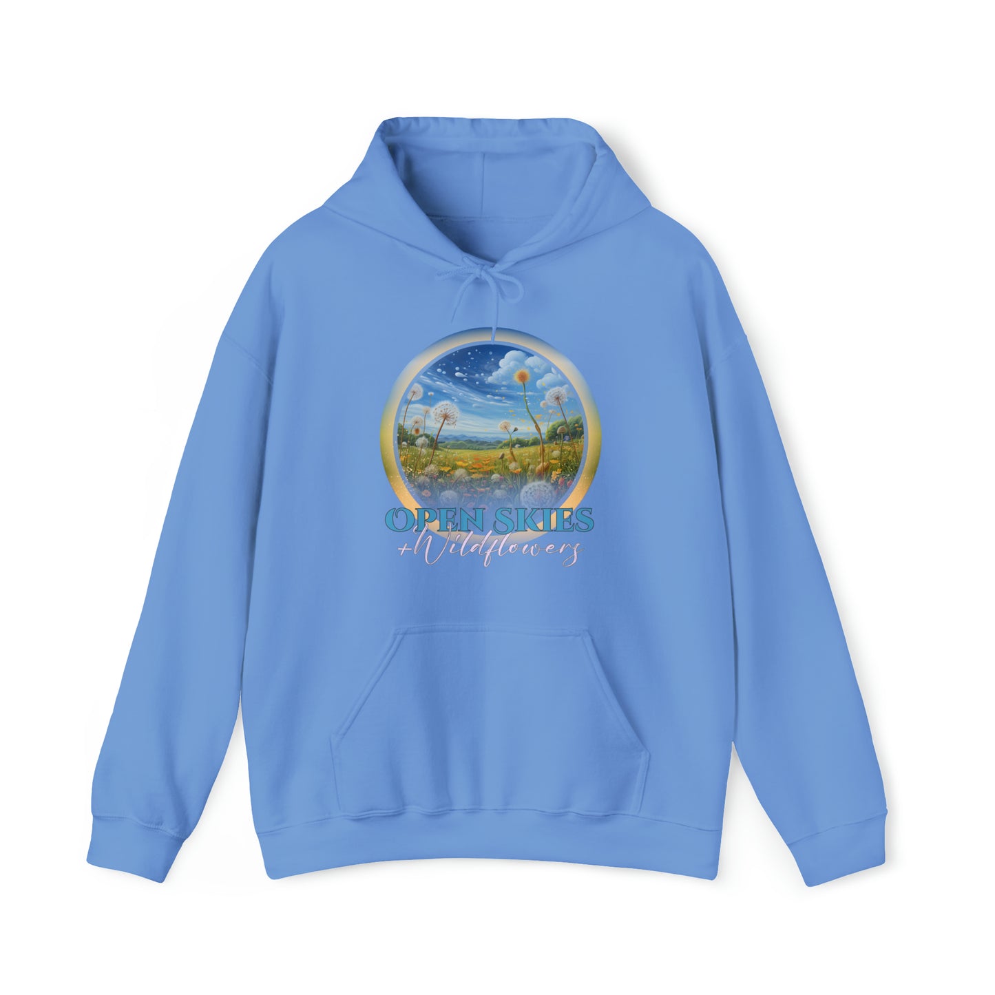 Open Skies and Wildflowers - Unisex Heavy Blend™ Hooded Sweatshirt