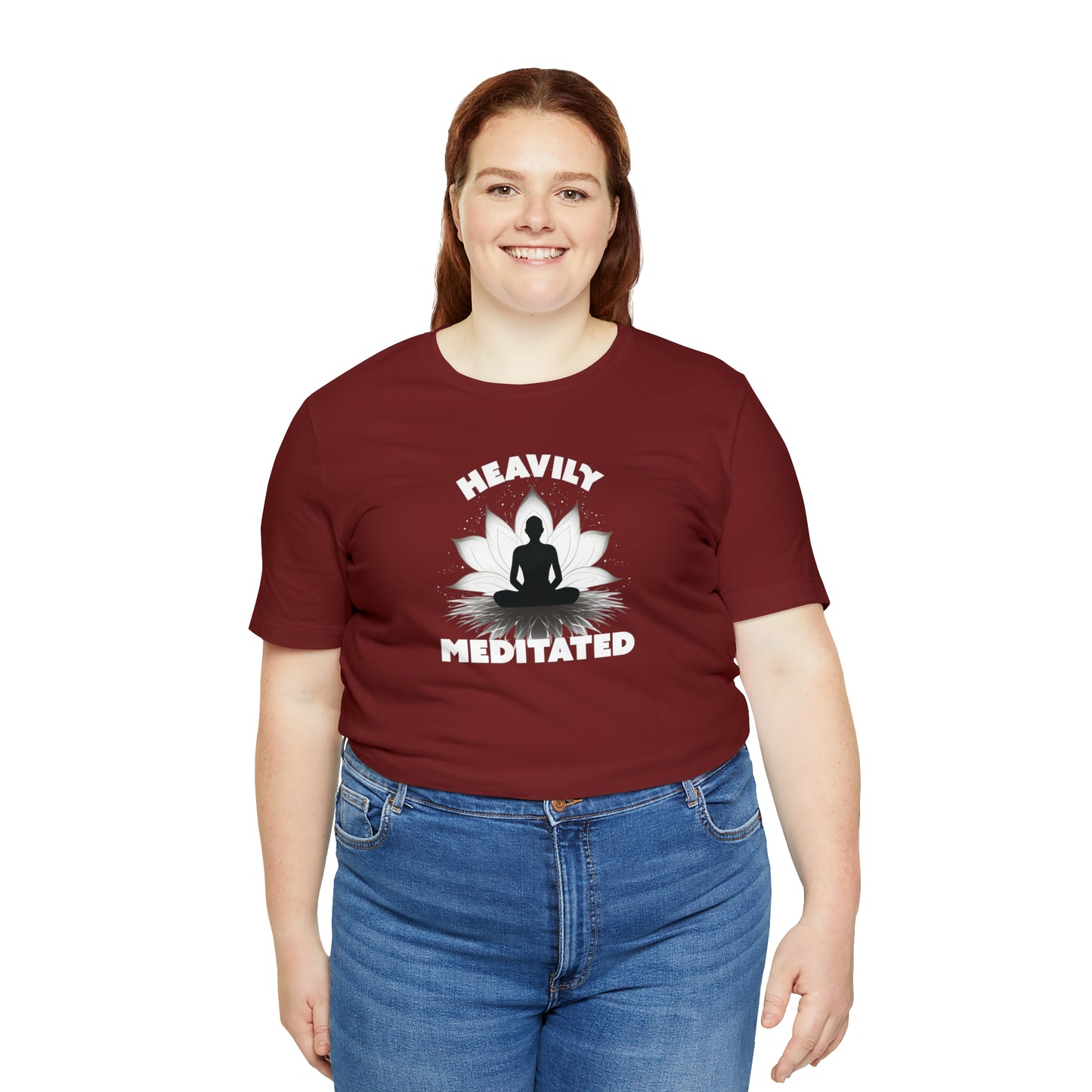 Heavily Meditated - Deep Colors - Unisex Jersey Short Sleeve Tee
