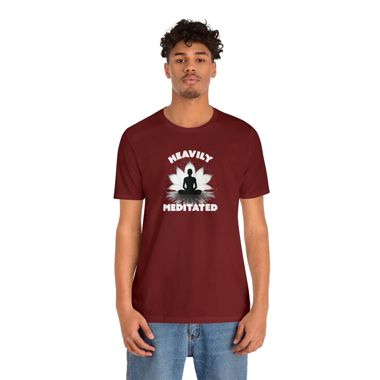 Heavily Meditated - Deep Colors - Unisex Jersey Short Sleeve Tee
