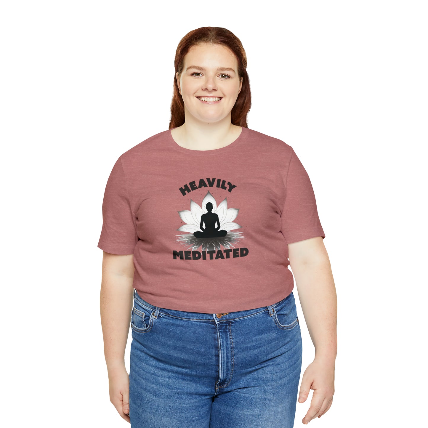 Heavily Meditated - Light Colors - Unisex Jersey Short Sleeve Tee