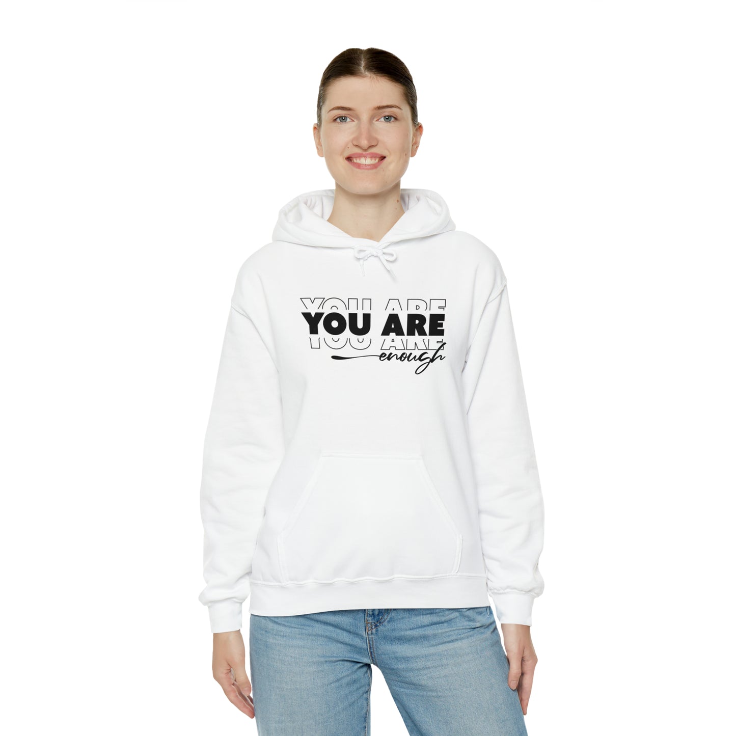 You Are Enough - Unisex Heavy Blend™ Hooded Sweatshirt