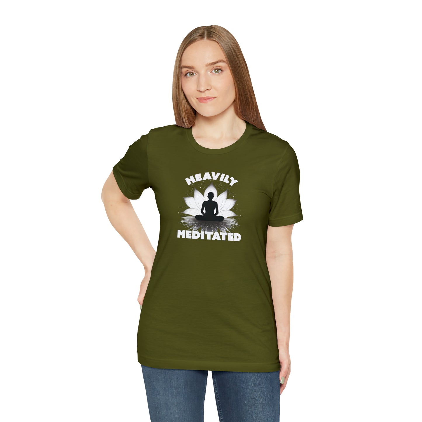 Heavily Meditated - Deep Colors - Unisex Jersey Short Sleeve Tee