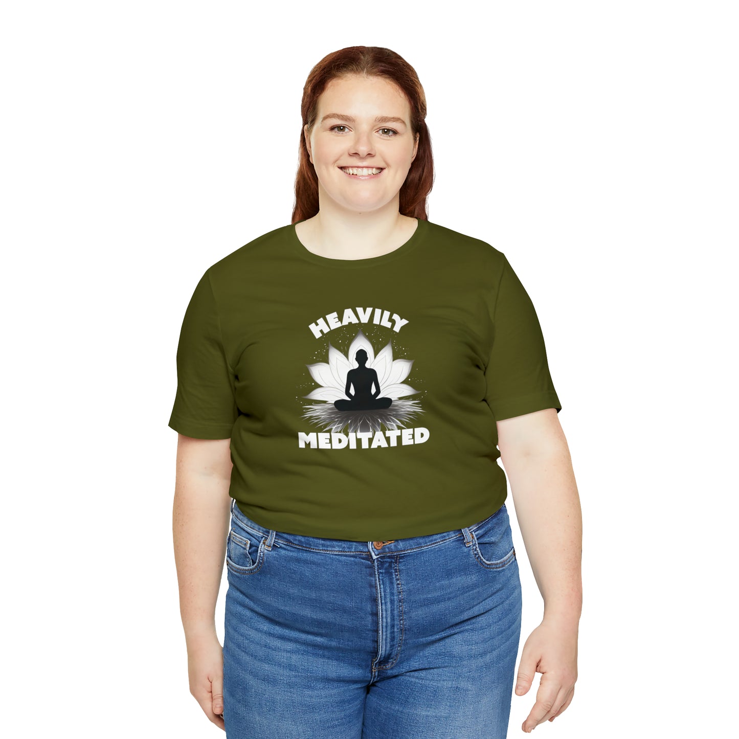 Heavily Meditated - Deep Colors - Unisex Jersey Short Sleeve Tee