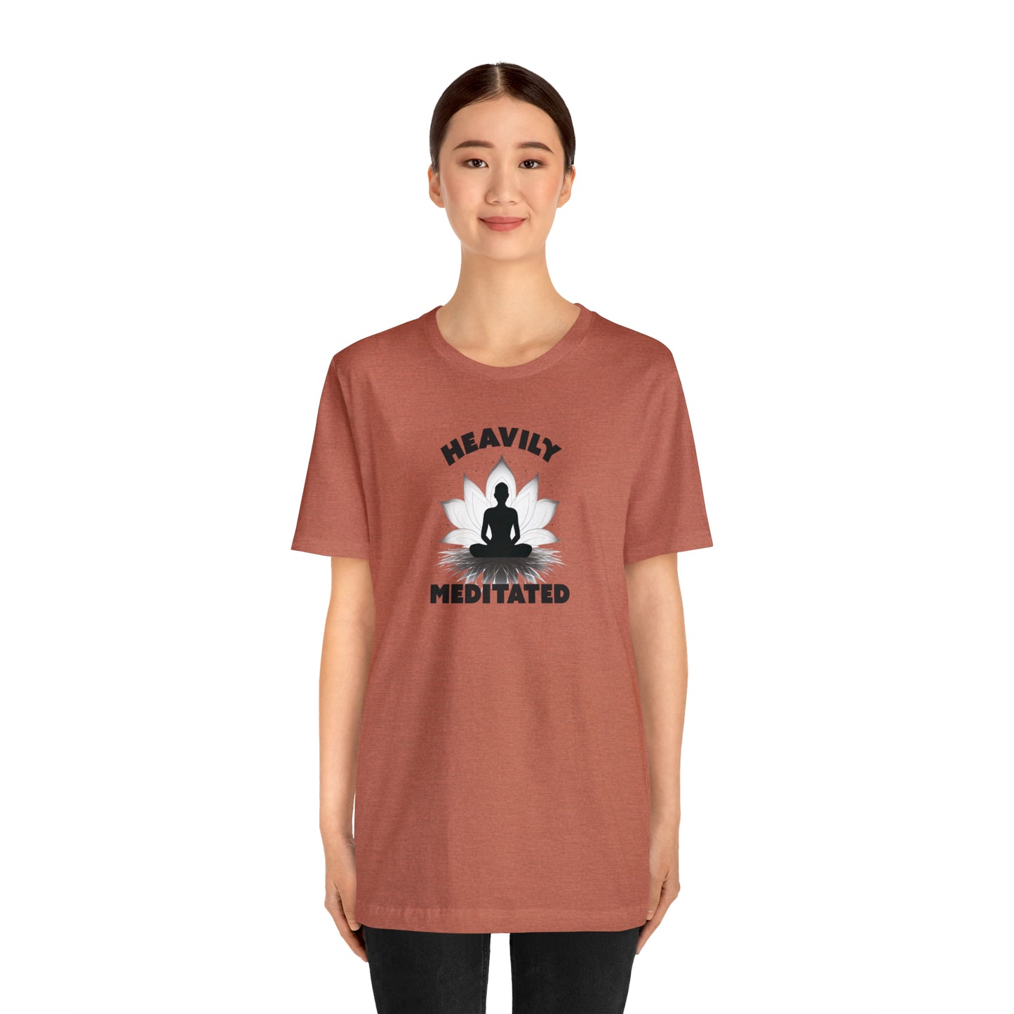 Heavily Meditated - Light Colors - Unisex Jersey Short Sleeve Tee