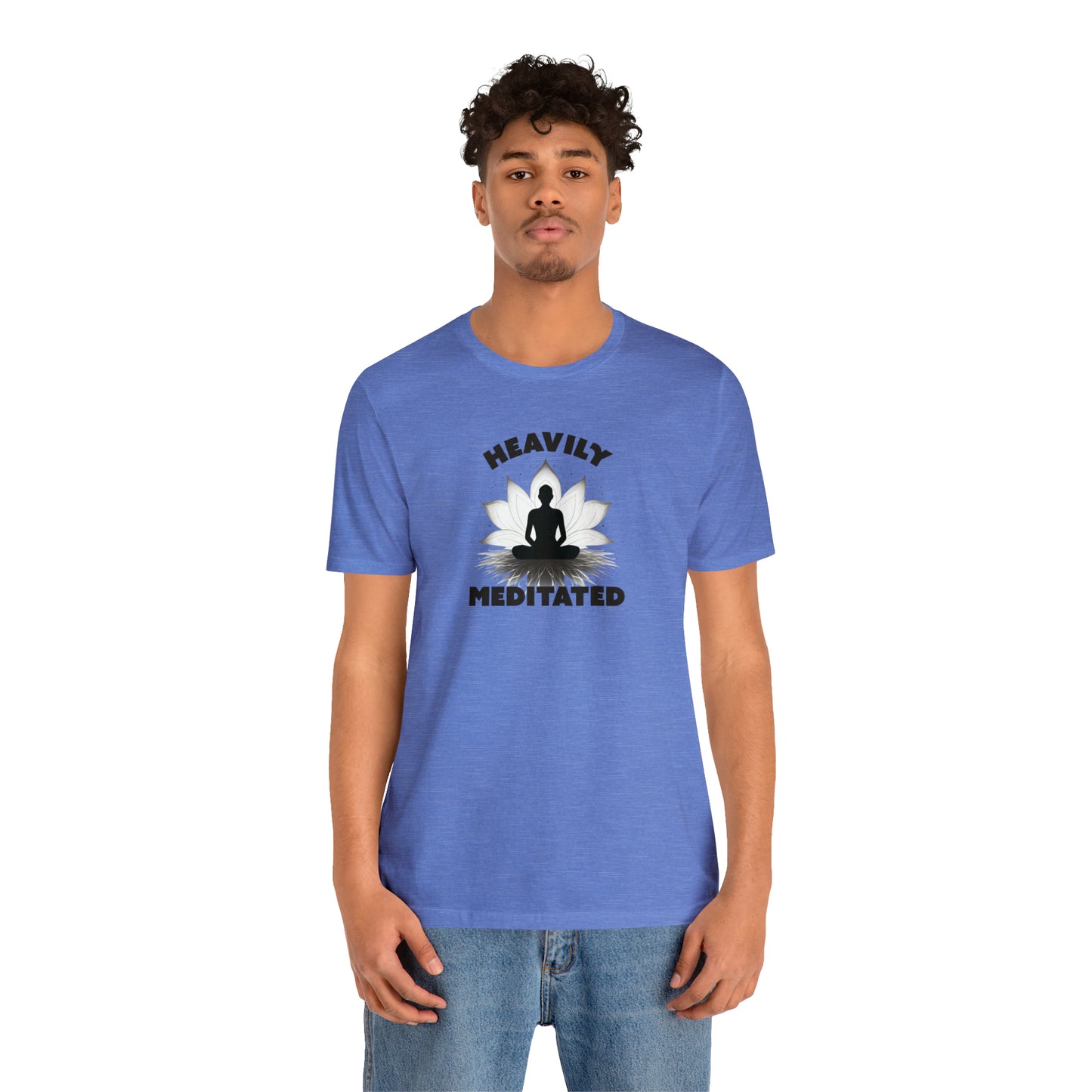 Heavily Meditated - Light Colors - Unisex Jersey Short Sleeve Tee