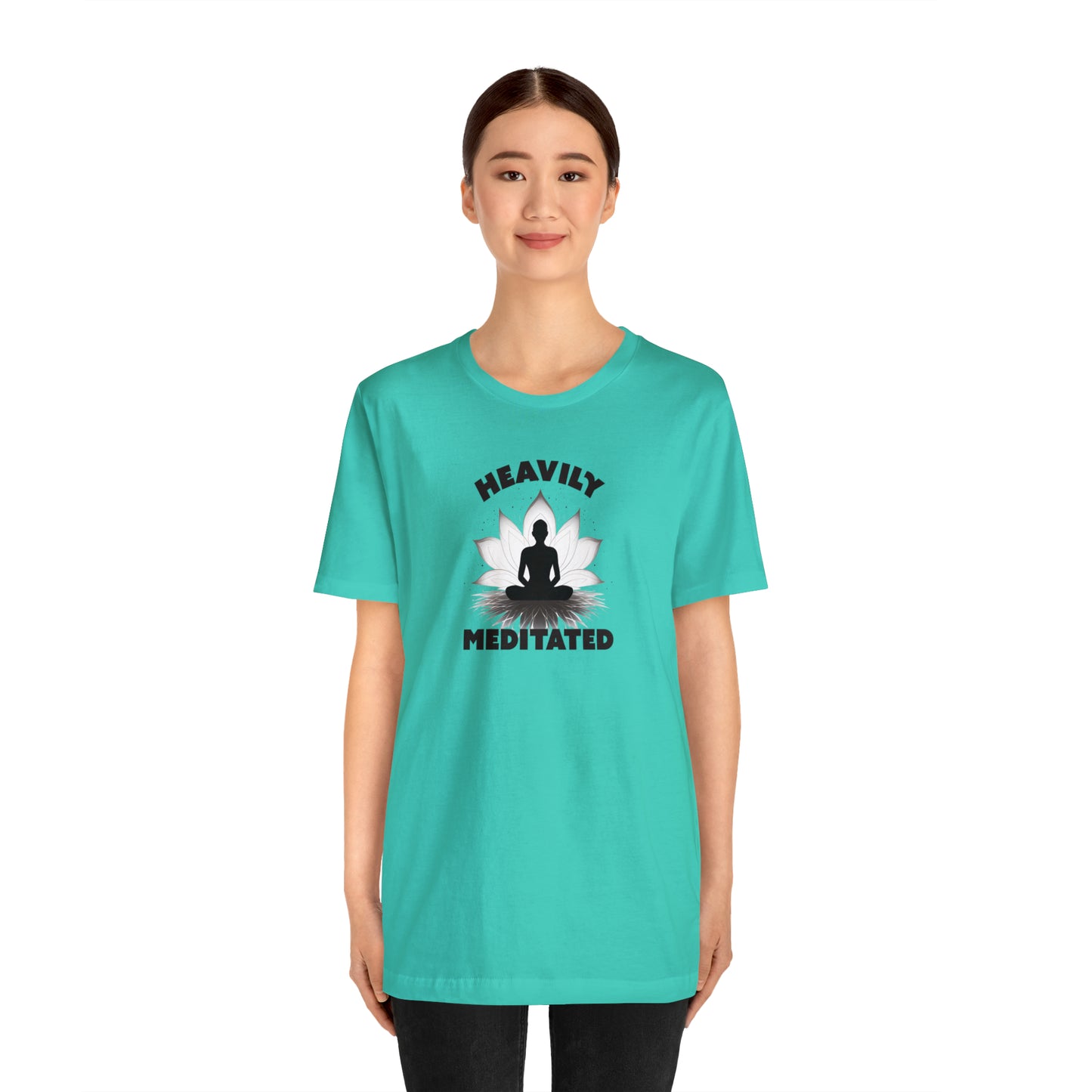 Heavily Meditated - Light Colors - Unisex Jersey Short Sleeve Tee