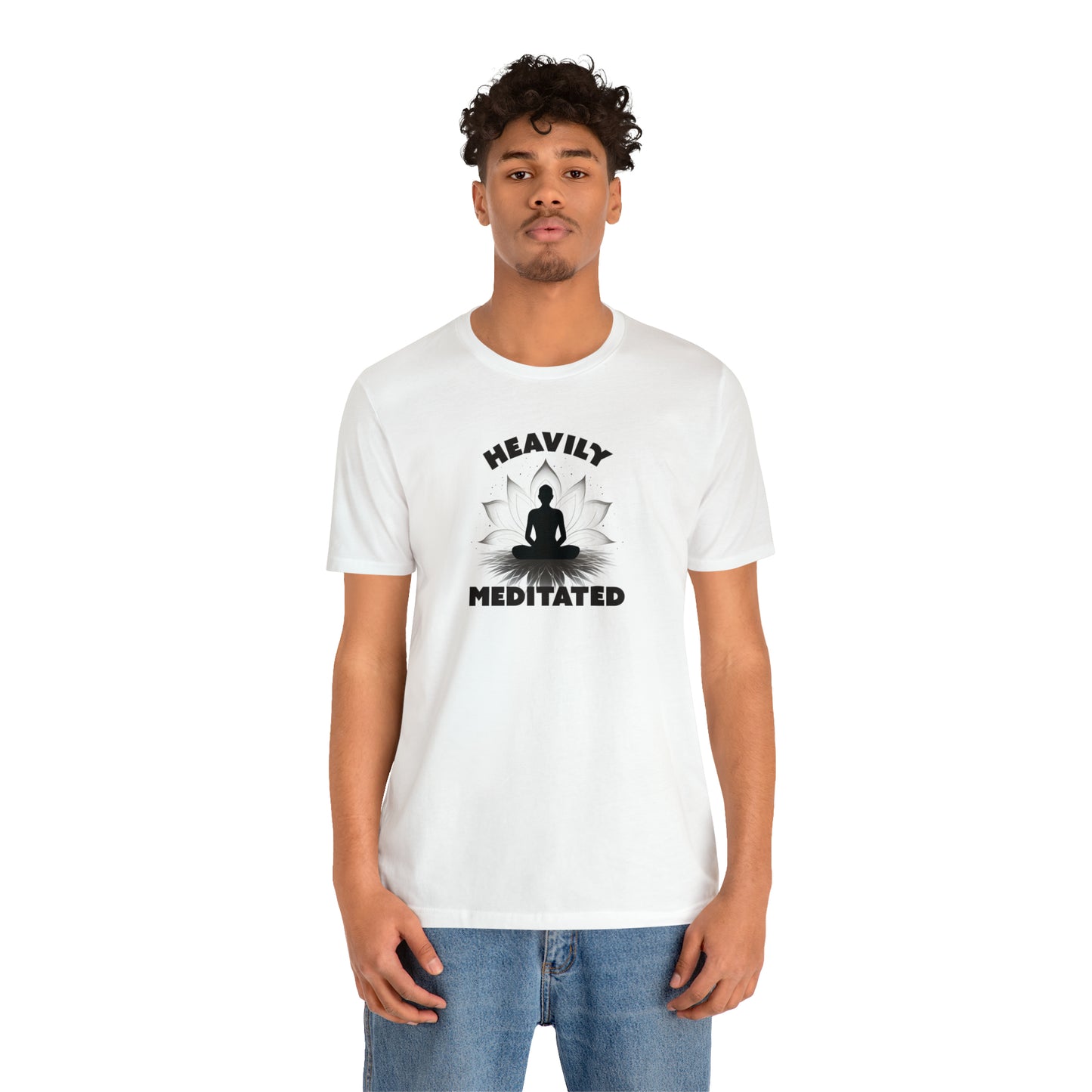 Heavily Meditated - Light Colors - Unisex Jersey Short Sleeve Tee