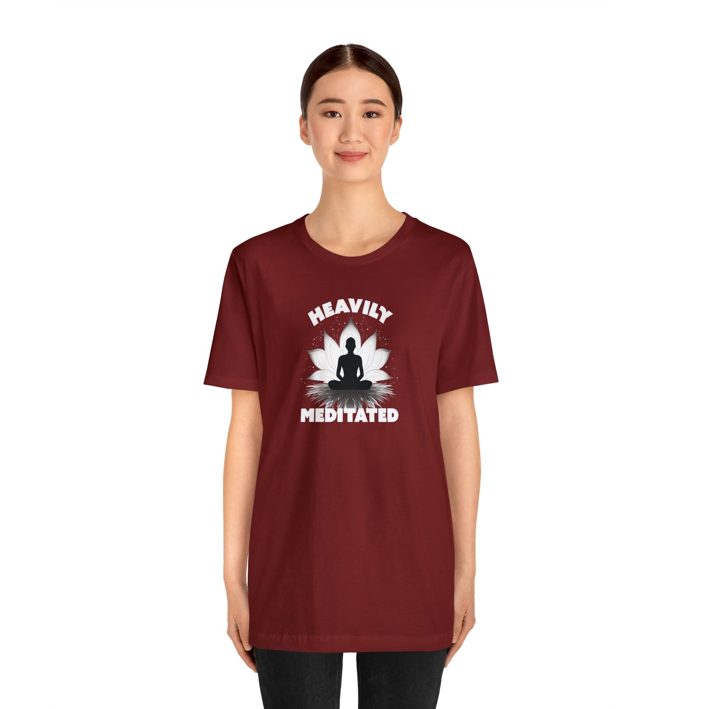 Heavily Meditated - Deep Colors - Unisex Jersey Short Sleeve Tee