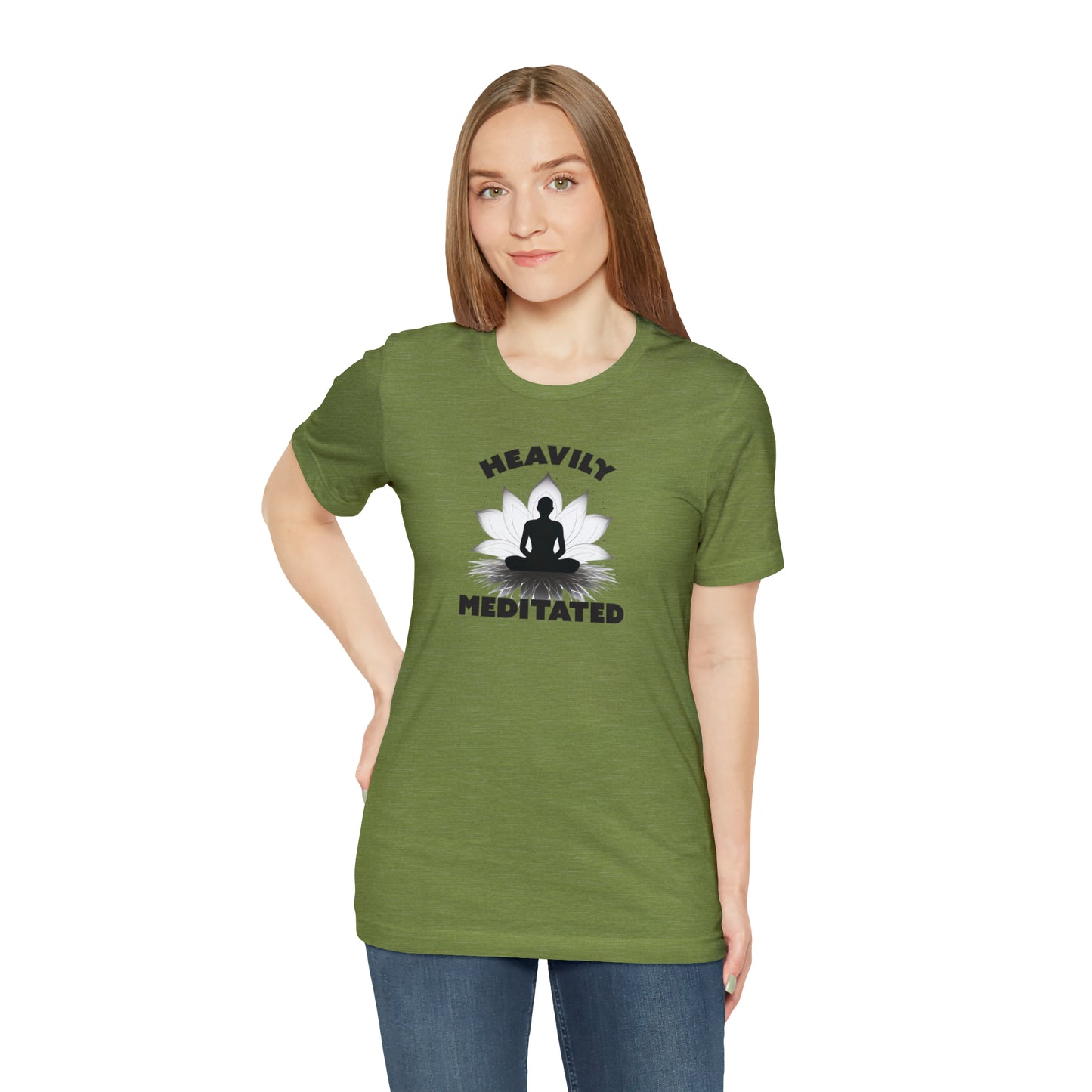 Heavily Meditated - Light Colors - Unisex Jersey Short Sleeve Tee