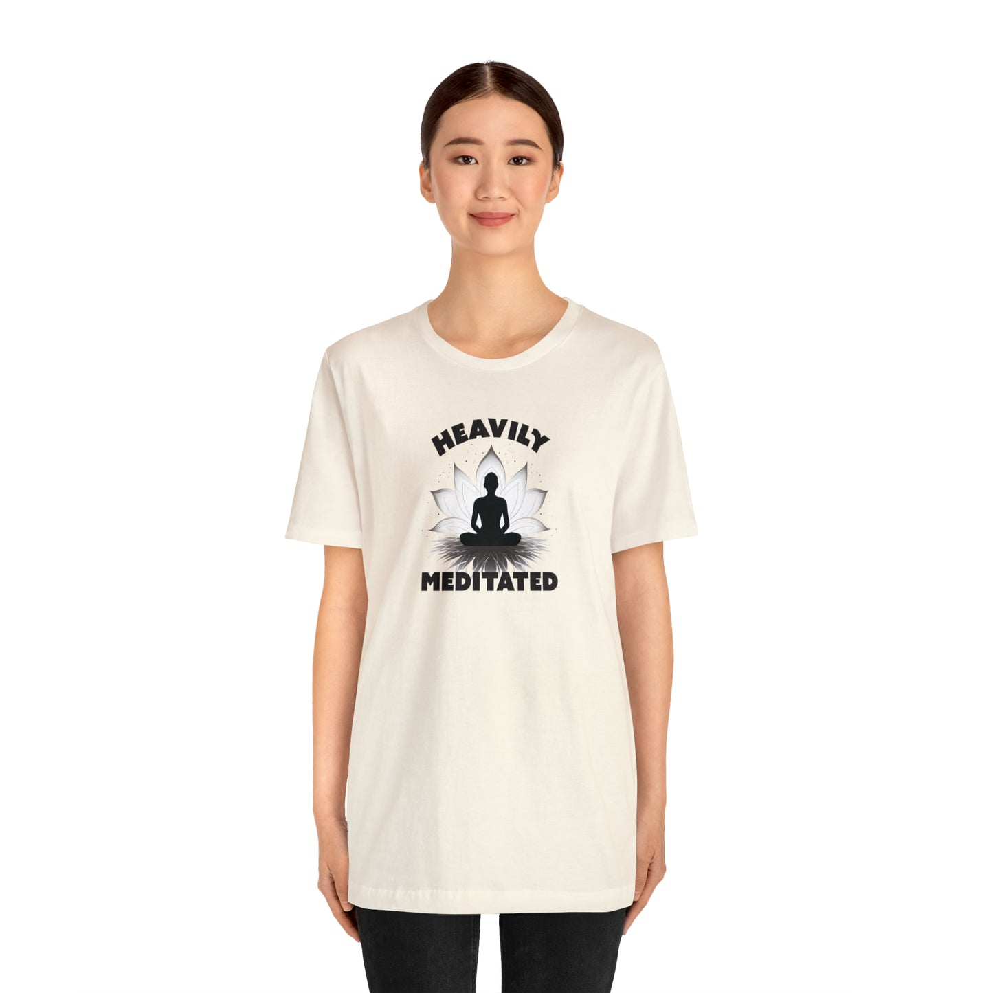 Heavily Meditated - Light Colors - Unisex Jersey Short Sleeve Tee