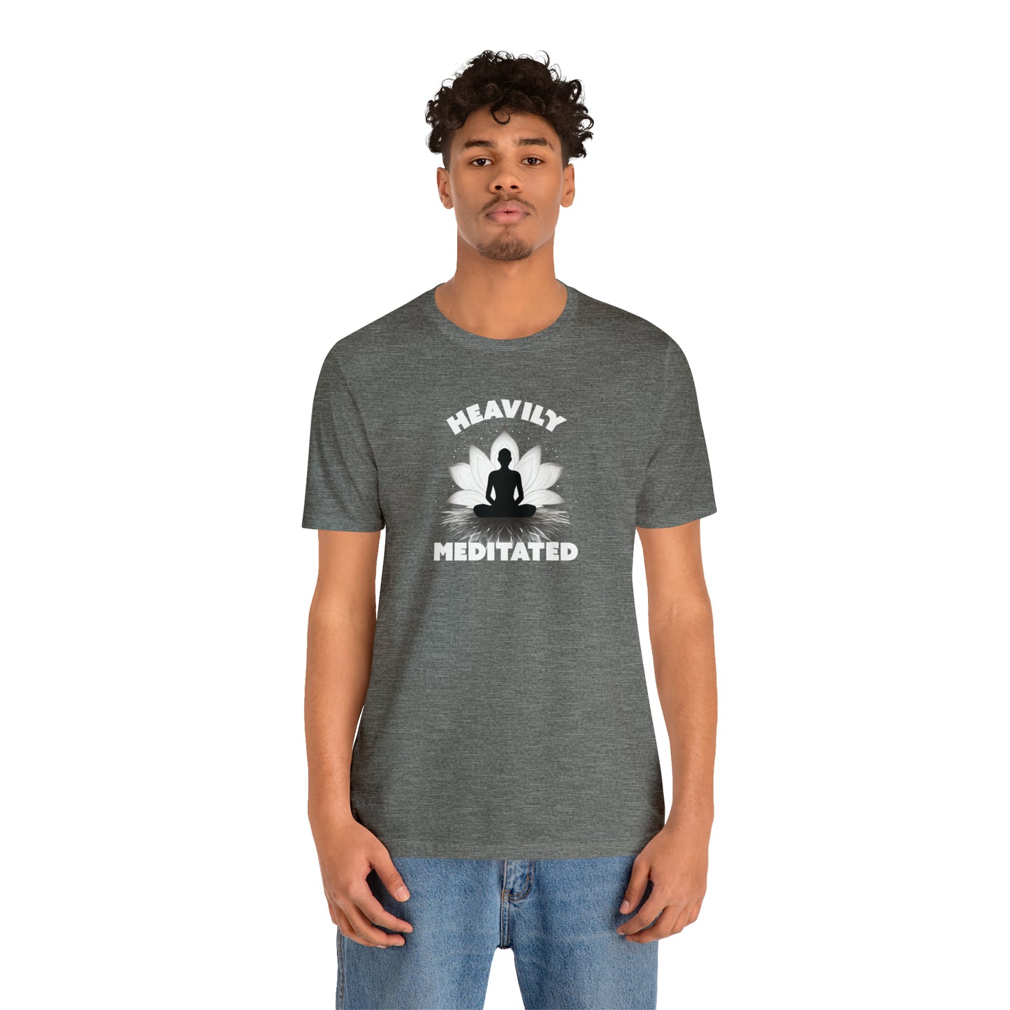 Heavily Meditated - Deep Colors - Unisex Jersey Short Sleeve Tee