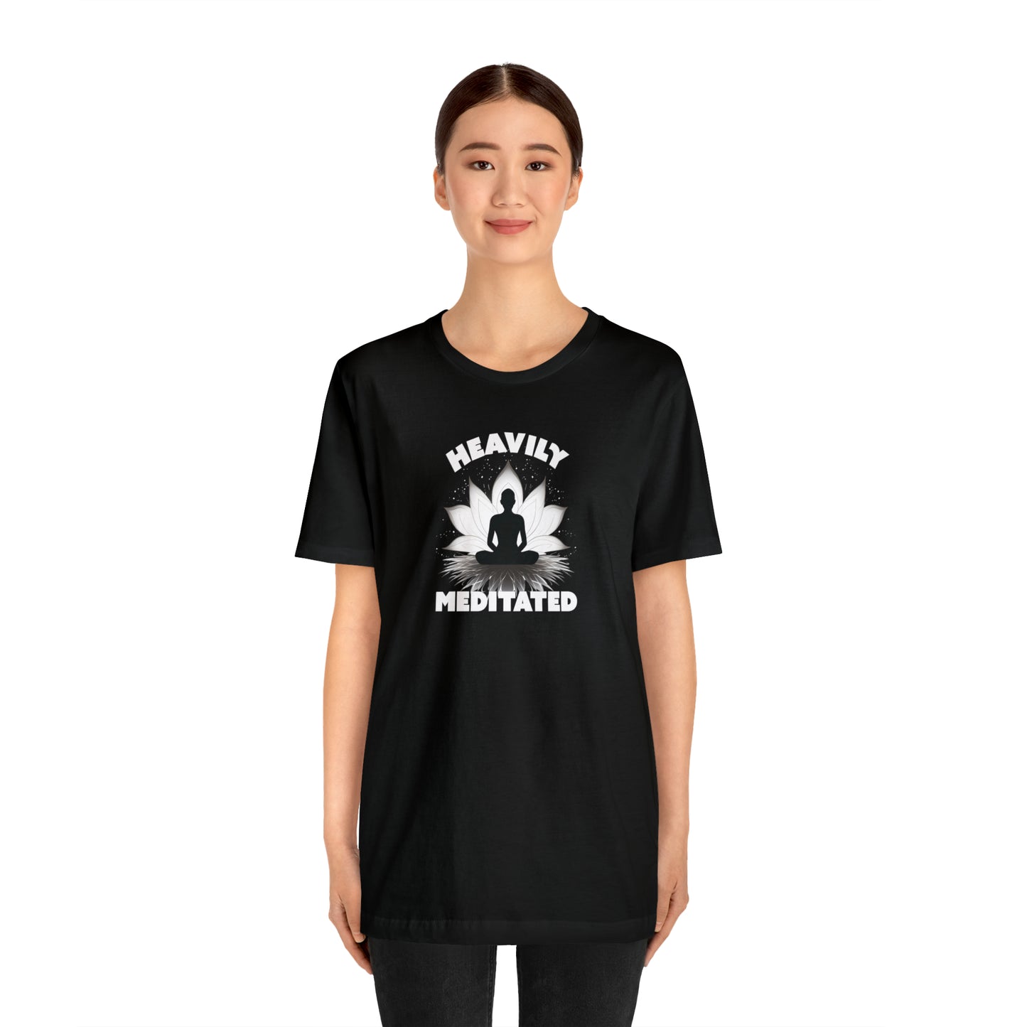 Heavily Meditated - Deep Colors - Unisex Jersey Short Sleeve Tee