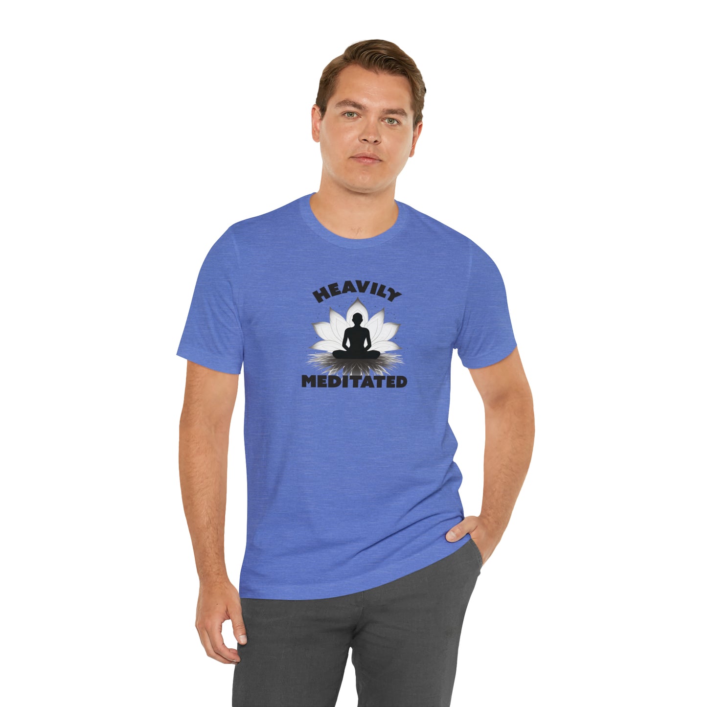 Heavily Meditated - Light Colors - Unisex Jersey Short Sleeve Tee