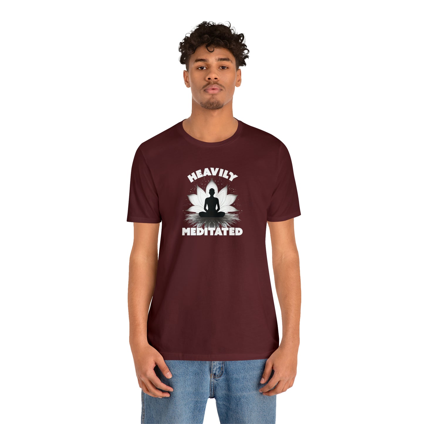 Heavily Meditated - Deep Colors - Unisex Jersey Short Sleeve Tee