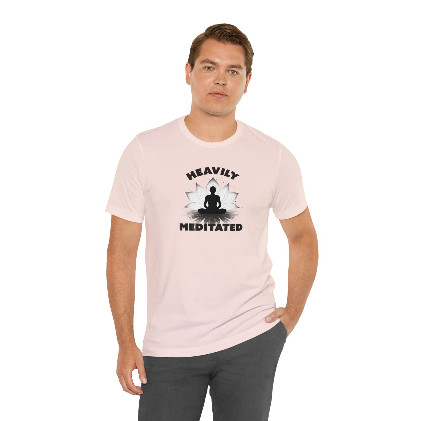 Heavily Meditated - Light Colors - Unisex Jersey Short Sleeve Tee