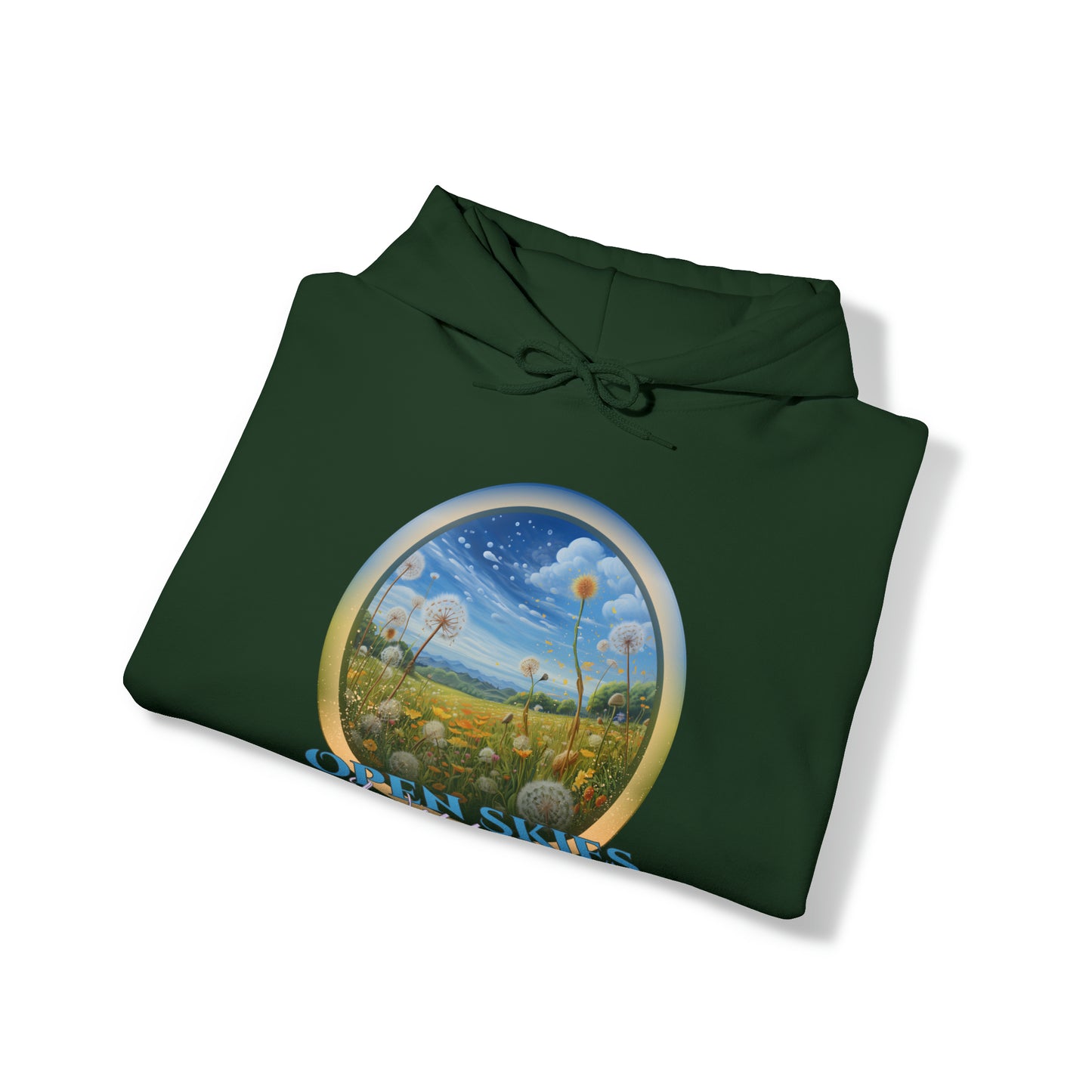 Open Skies and Wildflowers - Unisex Heavy Blend™ Hooded Sweatshirt