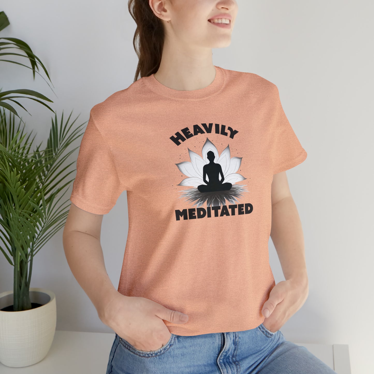 Heavily Meditated - Light Colors - Unisex Jersey Short Sleeve Tee