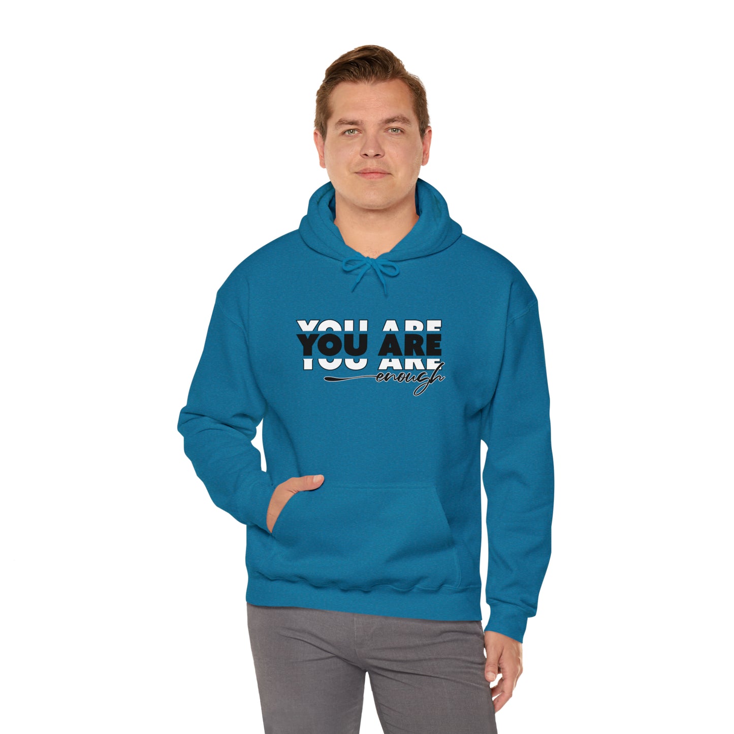 You Are Enough - Unisex Heavy Blend™ Hooded Sweatshirt