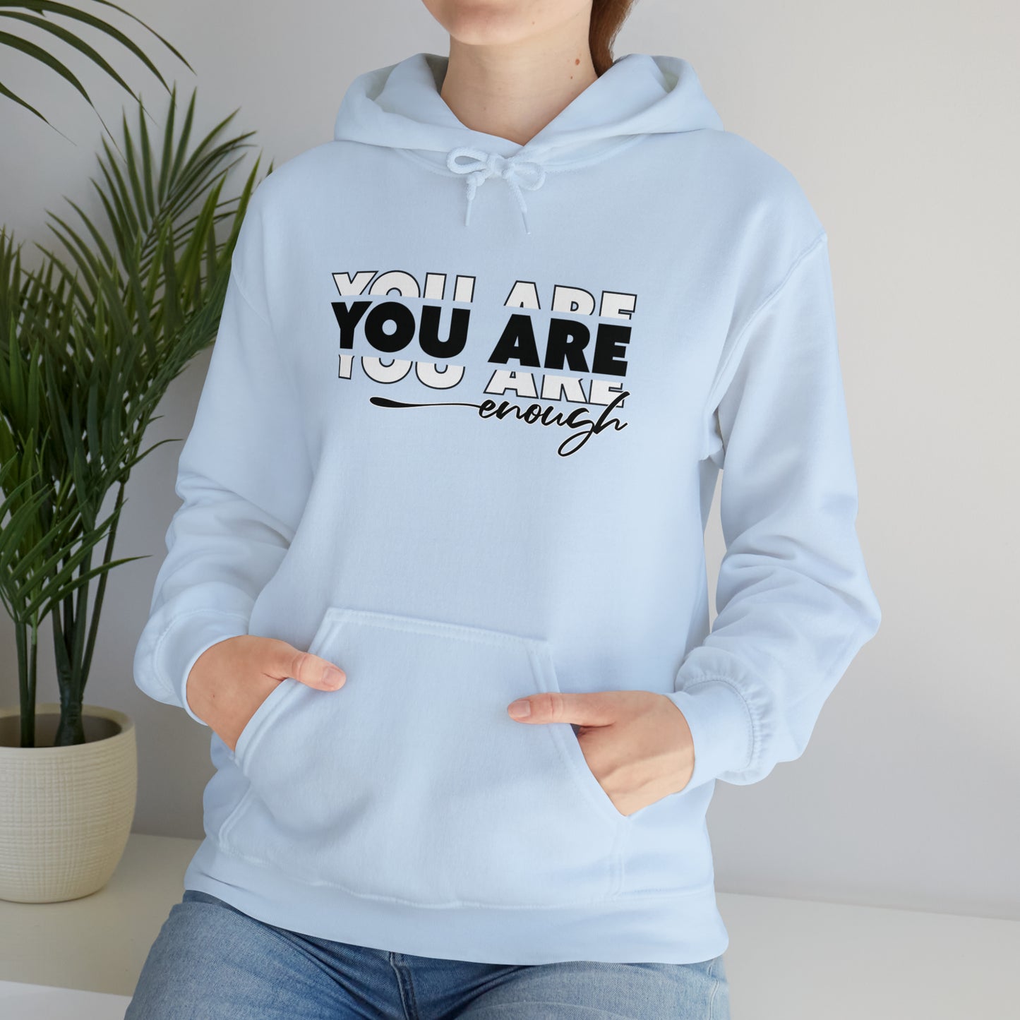 You Are Enough - Unisex Heavy Blend™ Hooded Sweatshirt
