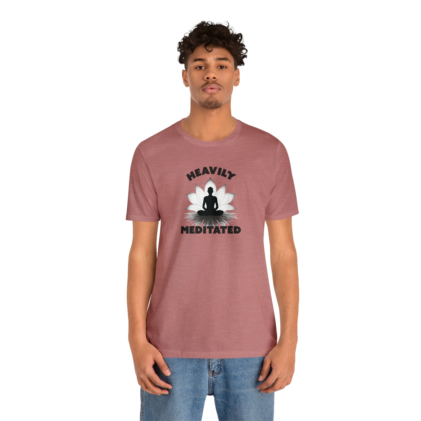 Heavily Meditated - Light Colors - Unisex Jersey Short Sleeve Tee