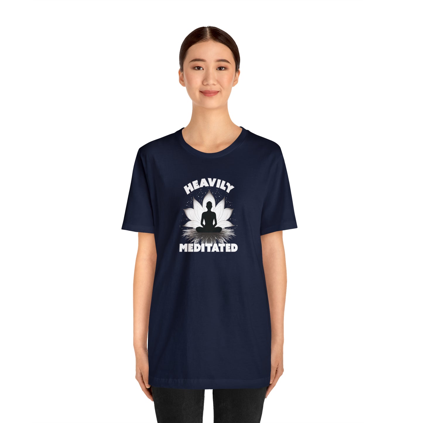 Heavily Meditated - Deep Colors - Unisex Jersey Short Sleeve Tee