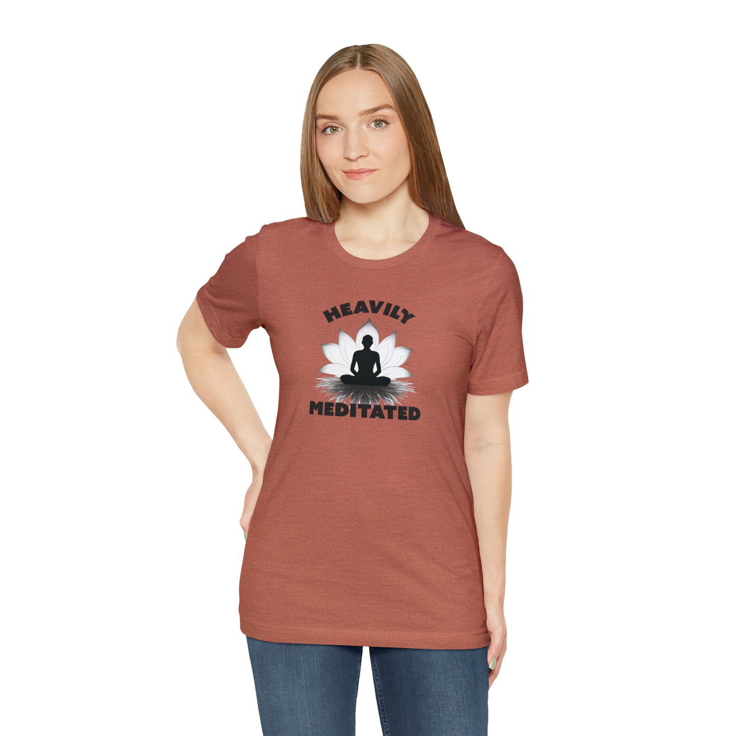 Heavily Meditated - Light Colors - Unisex Jersey Short Sleeve Tee