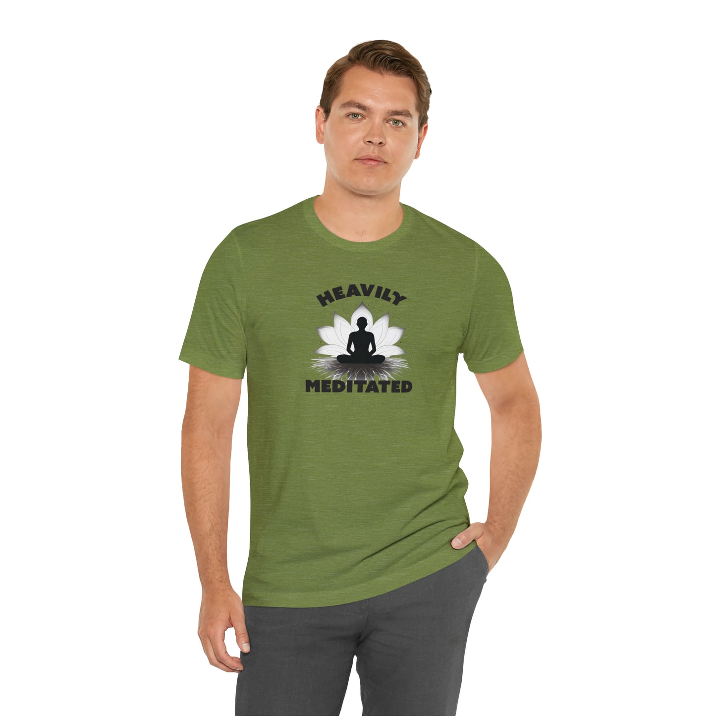 Heavily Meditated - Light Colors - Unisex Jersey Short Sleeve Tee