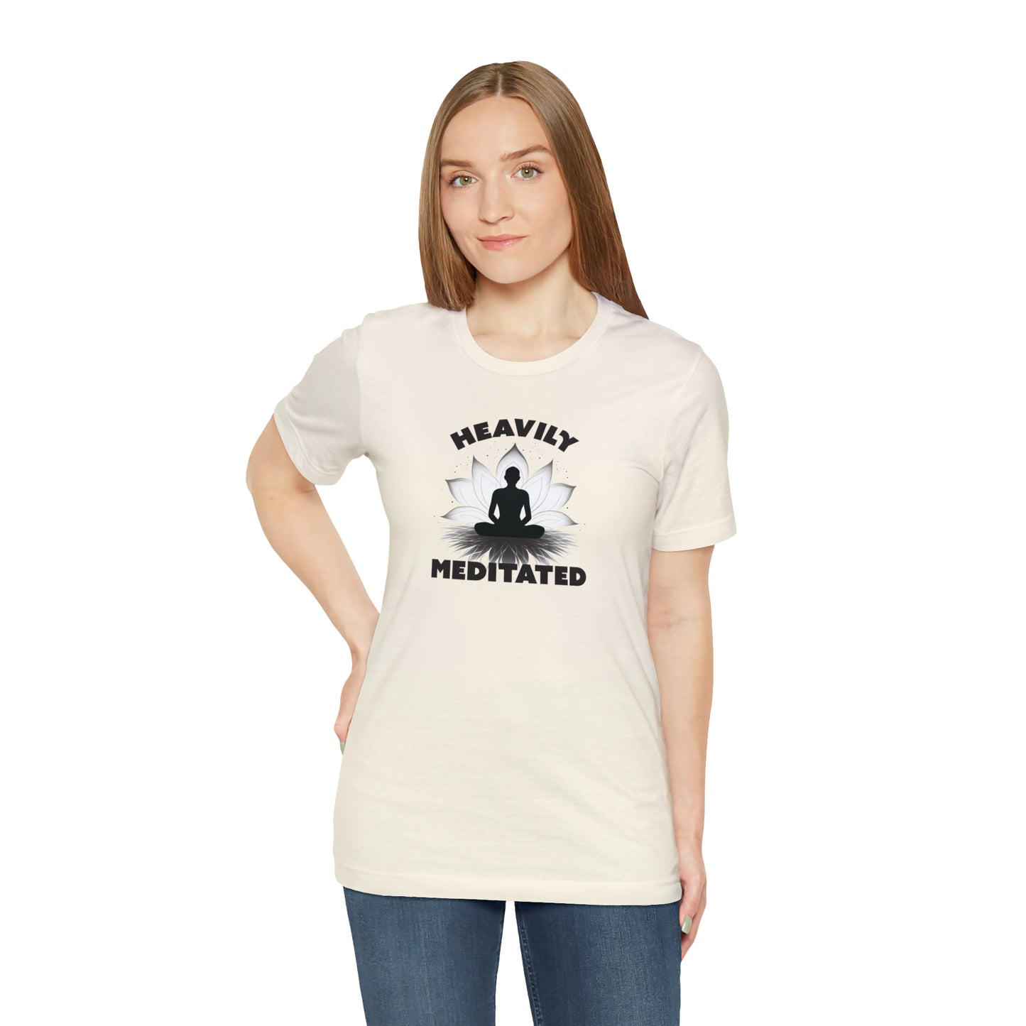 Heavily Meditated - Light Colors - Unisex Jersey Short Sleeve Tee