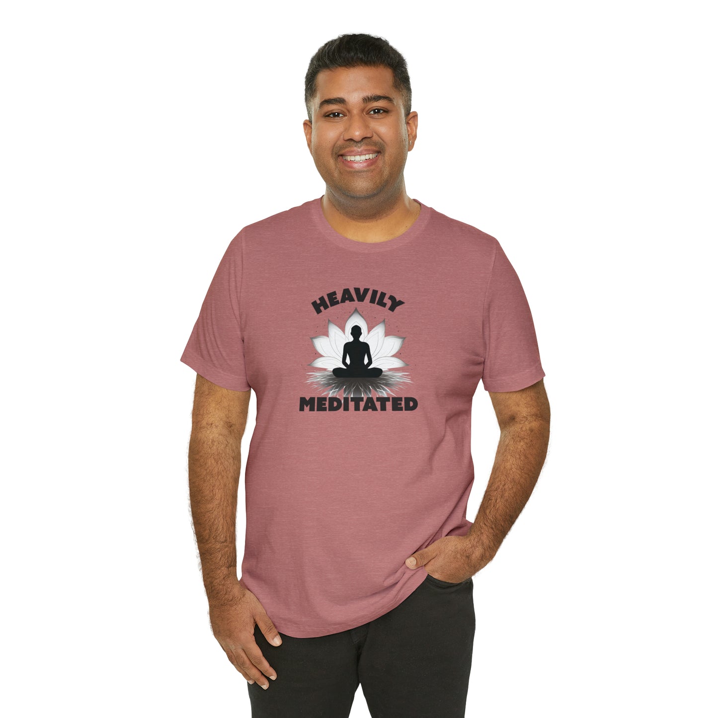 Heavily Meditated - Light Colors - Unisex Jersey Short Sleeve Tee
