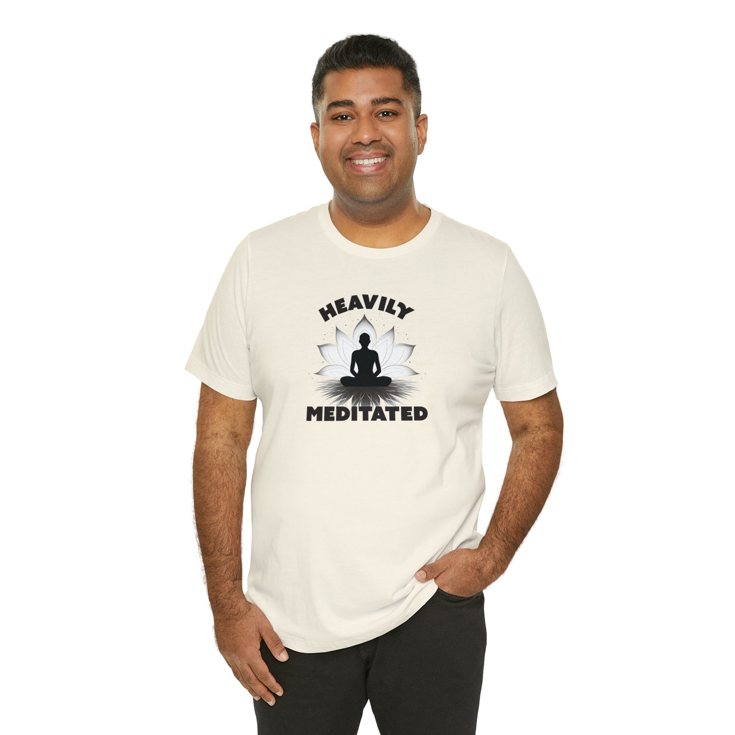 Heavily Meditated - Light Colors - Unisex Jersey Short Sleeve Tee
