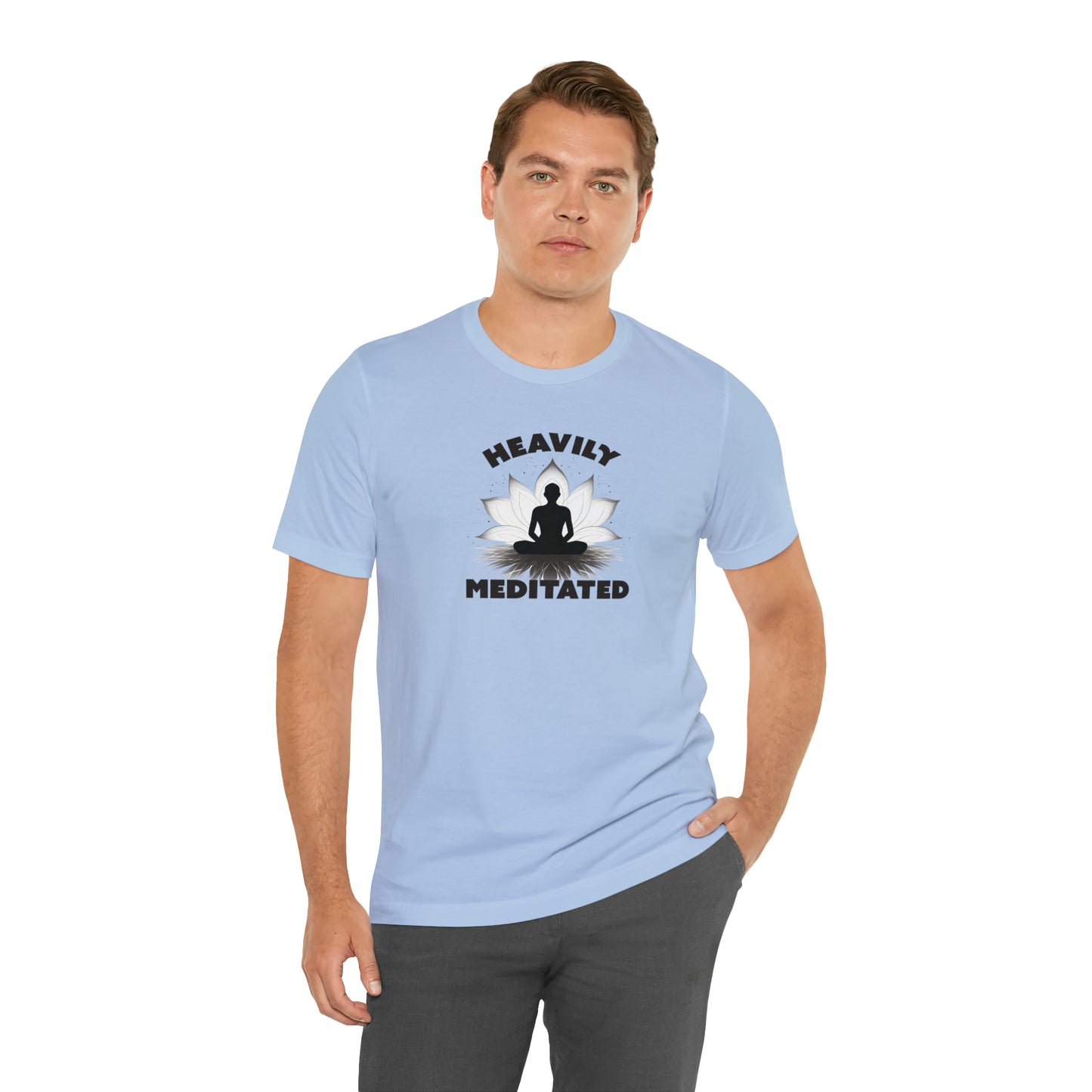 Heavily Meditated - Light Colors - Unisex Jersey Short Sleeve Tee