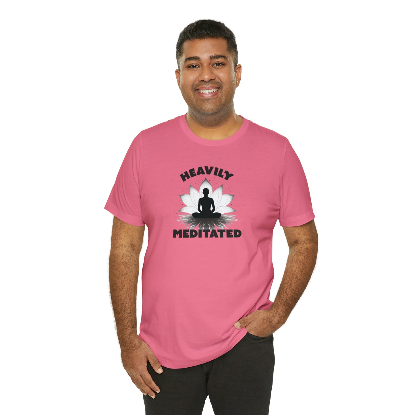Heavily Meditated - Light Colors - Unisex Jersey Short Sleeve Tee