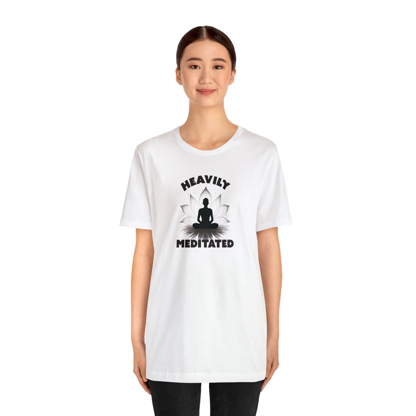 Heavily Meditated - Light Colors - Unisex Jersey Short Sleeve Tee