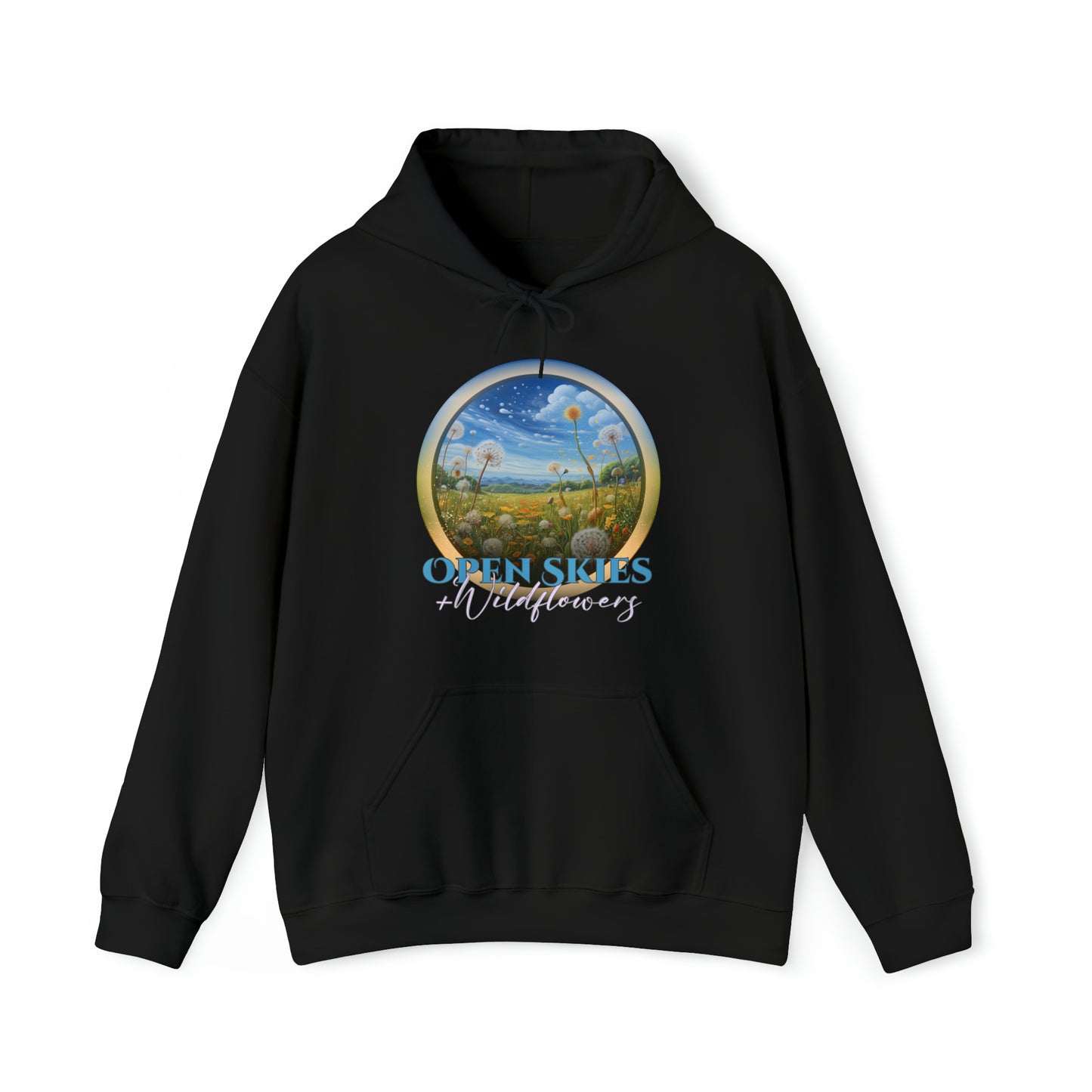 Open Skies and Wildflowers - Unisex Heavy Blend™ Hooded Sweatshirt