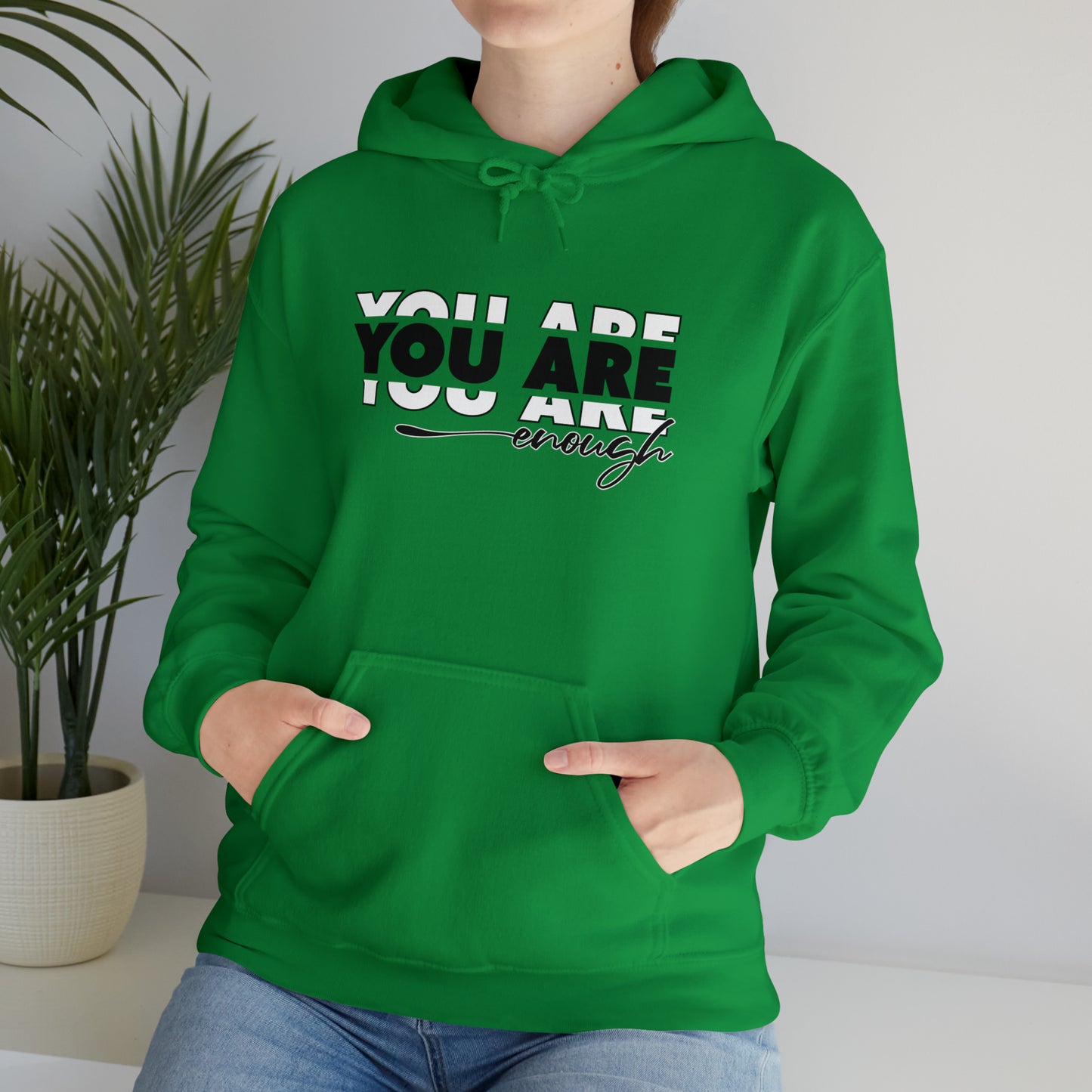 You Are Enough - Unisex Heavy Blend™ Hooded Sweatshirt