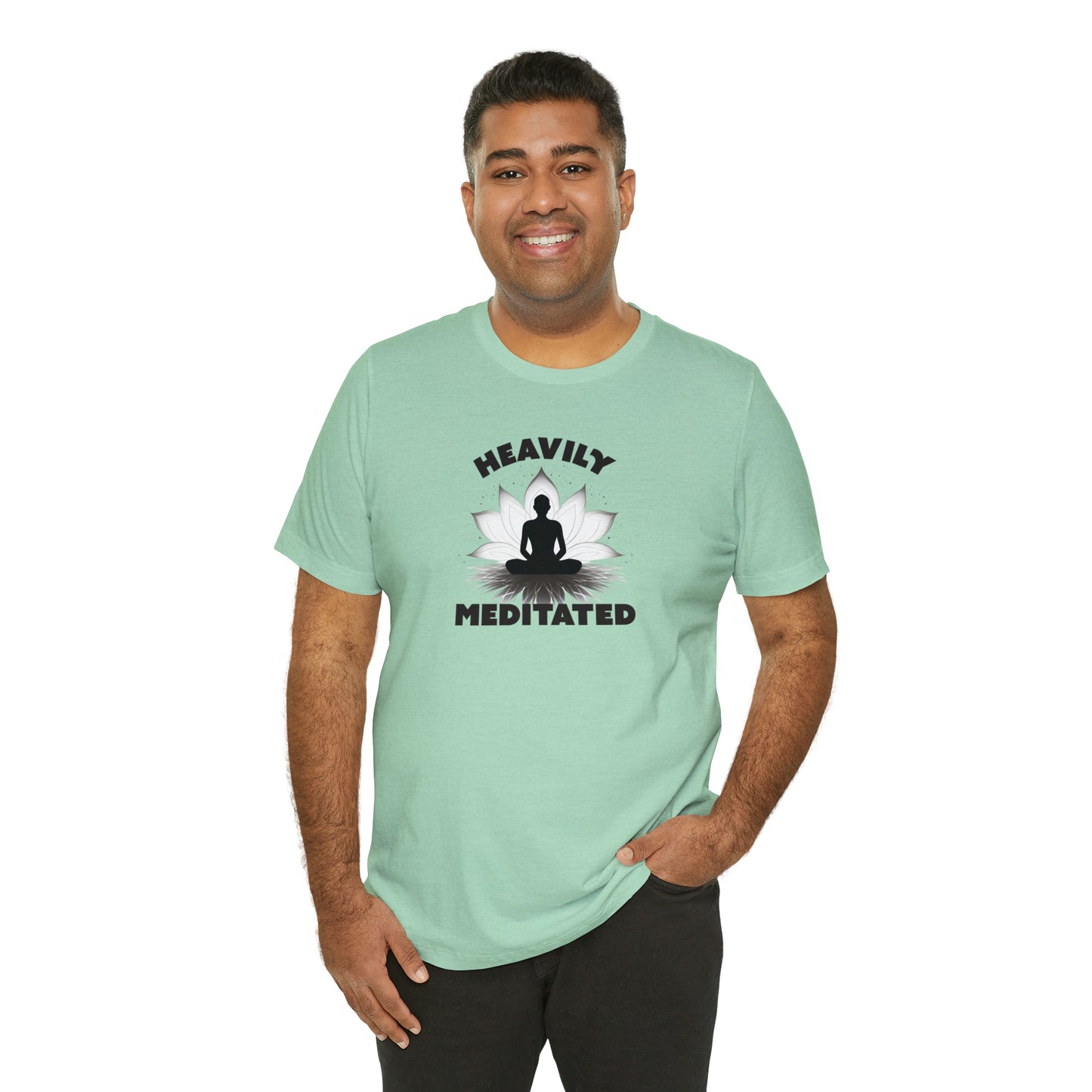 Heavily Meditated - Light Colors - Unisex Jersey Short Sleeve Tee