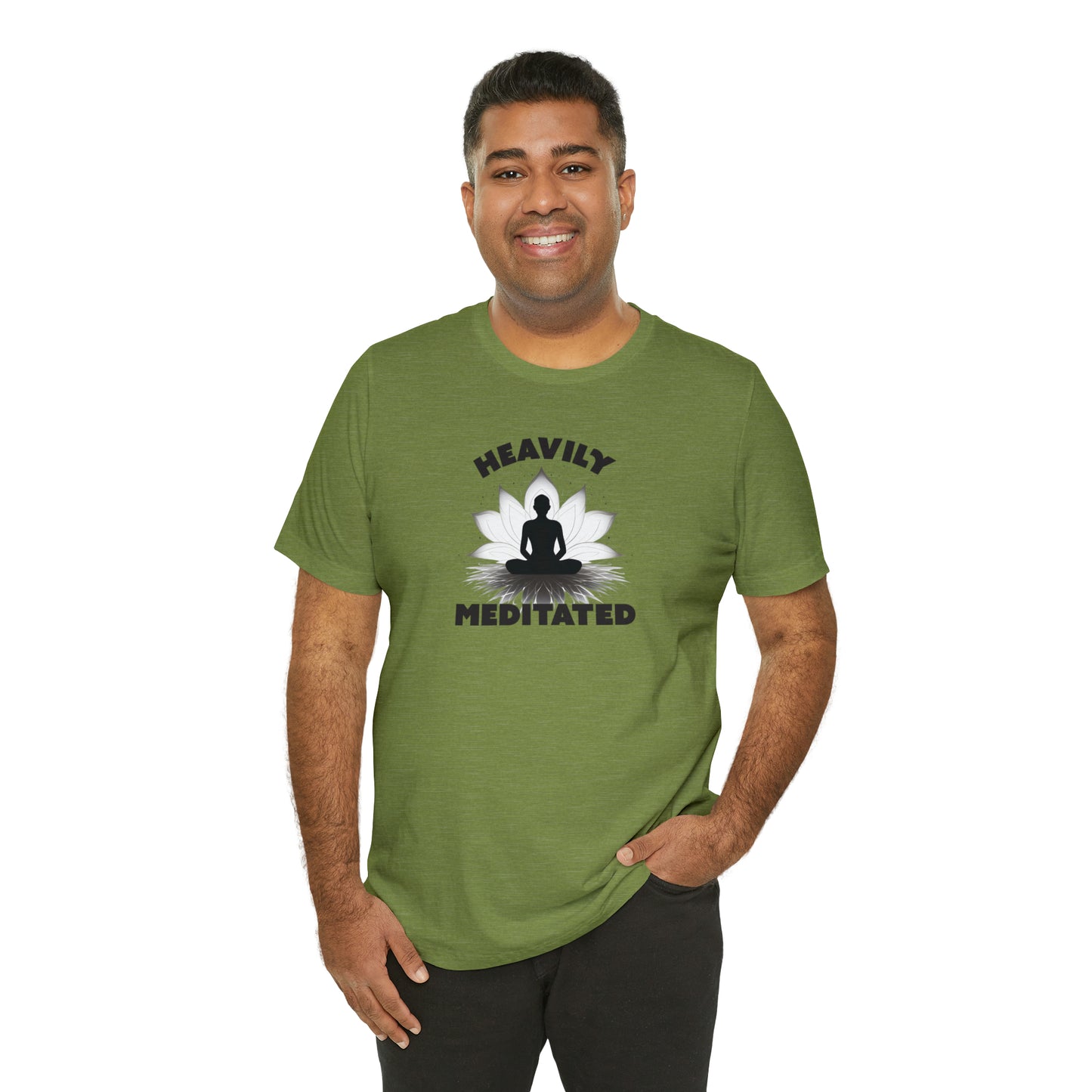 Heavily Meditated - Light Colors - Unisex Jersey Short Sleeve Tee