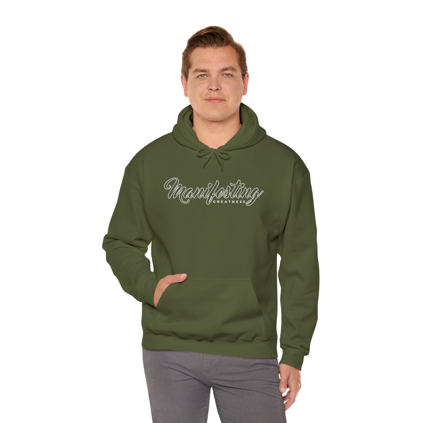 Manifesting Greatness - Unisex Heavy Blend™ Hooded Sweatshirt