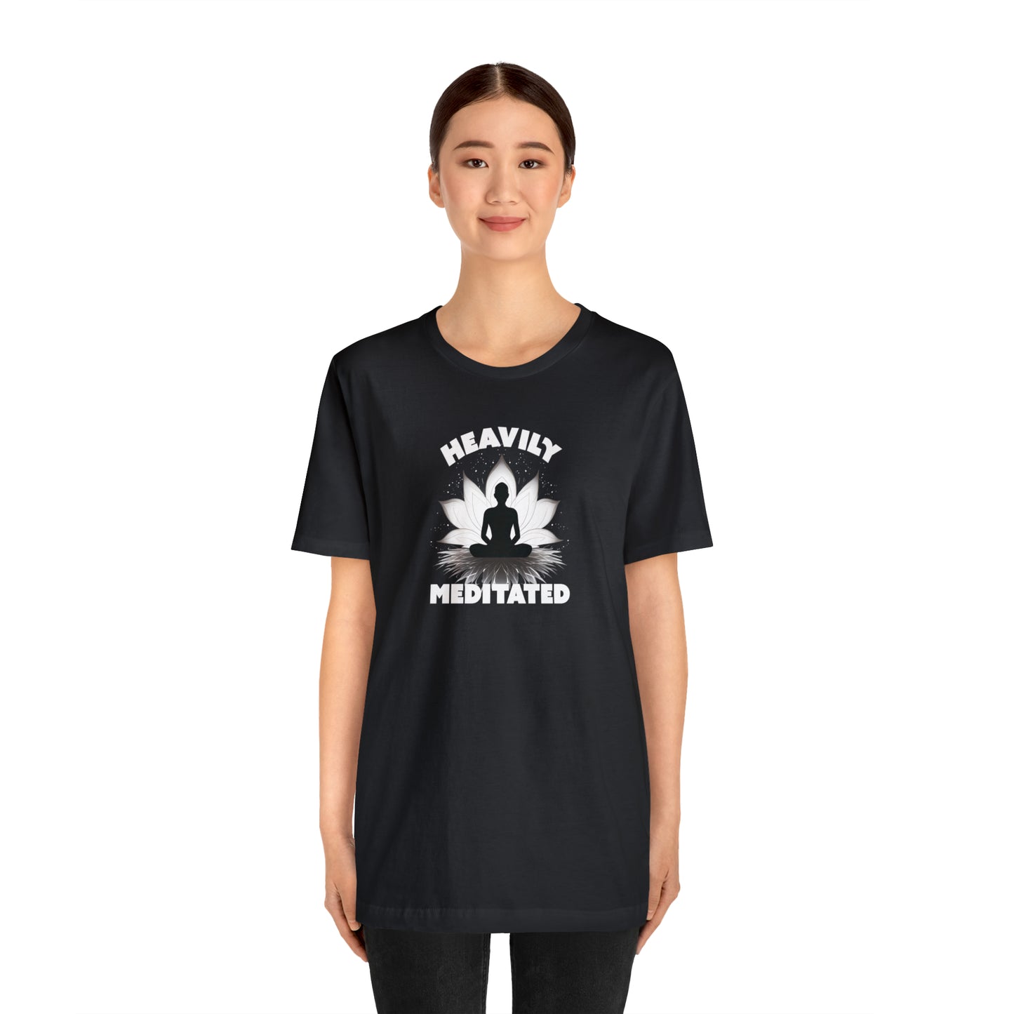 Heavily Meditated - Deep Colors - Unisex Jersey Short Sleeve Tee