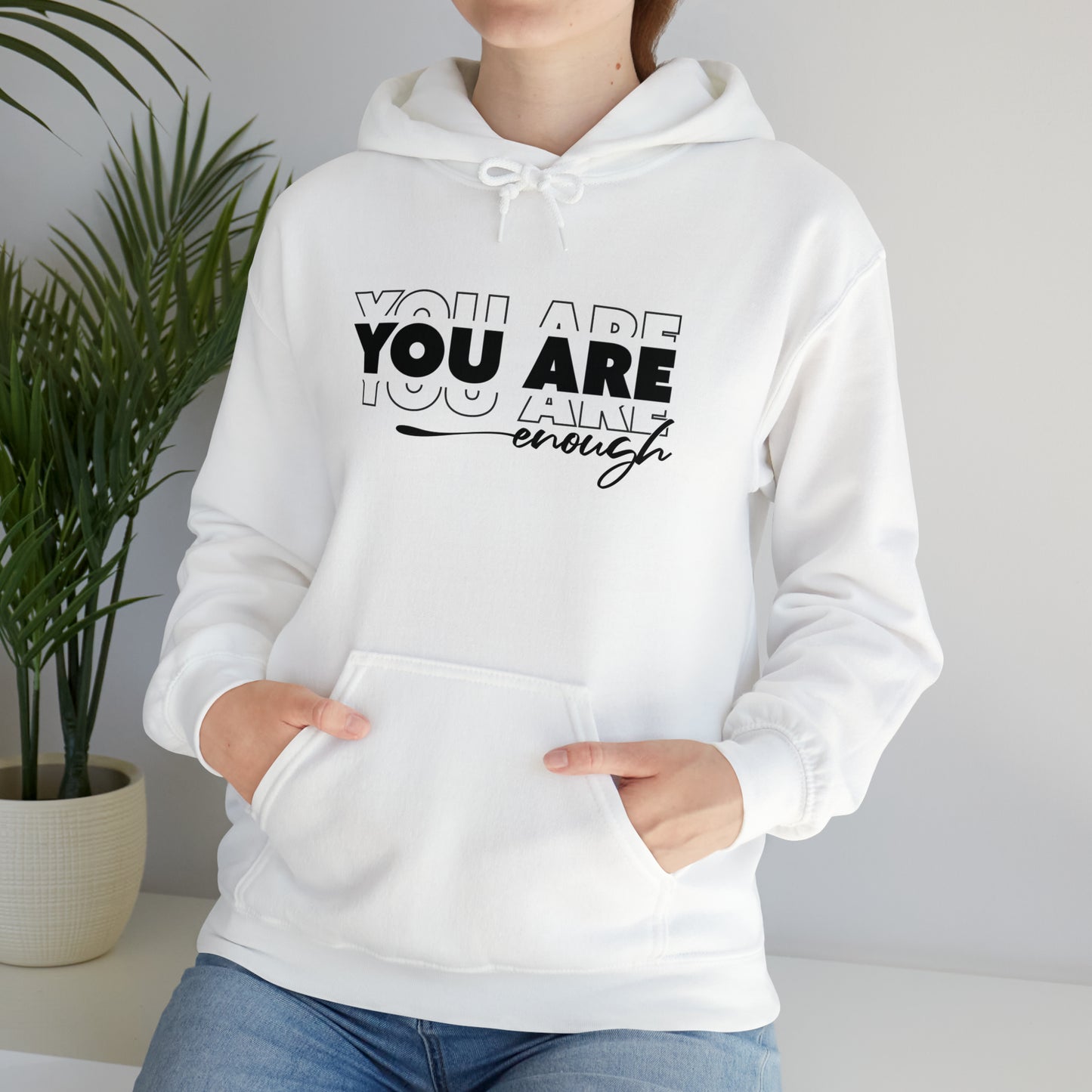You Are Enough - Unisex Heavy Blend™ Hooded Sweatshirt