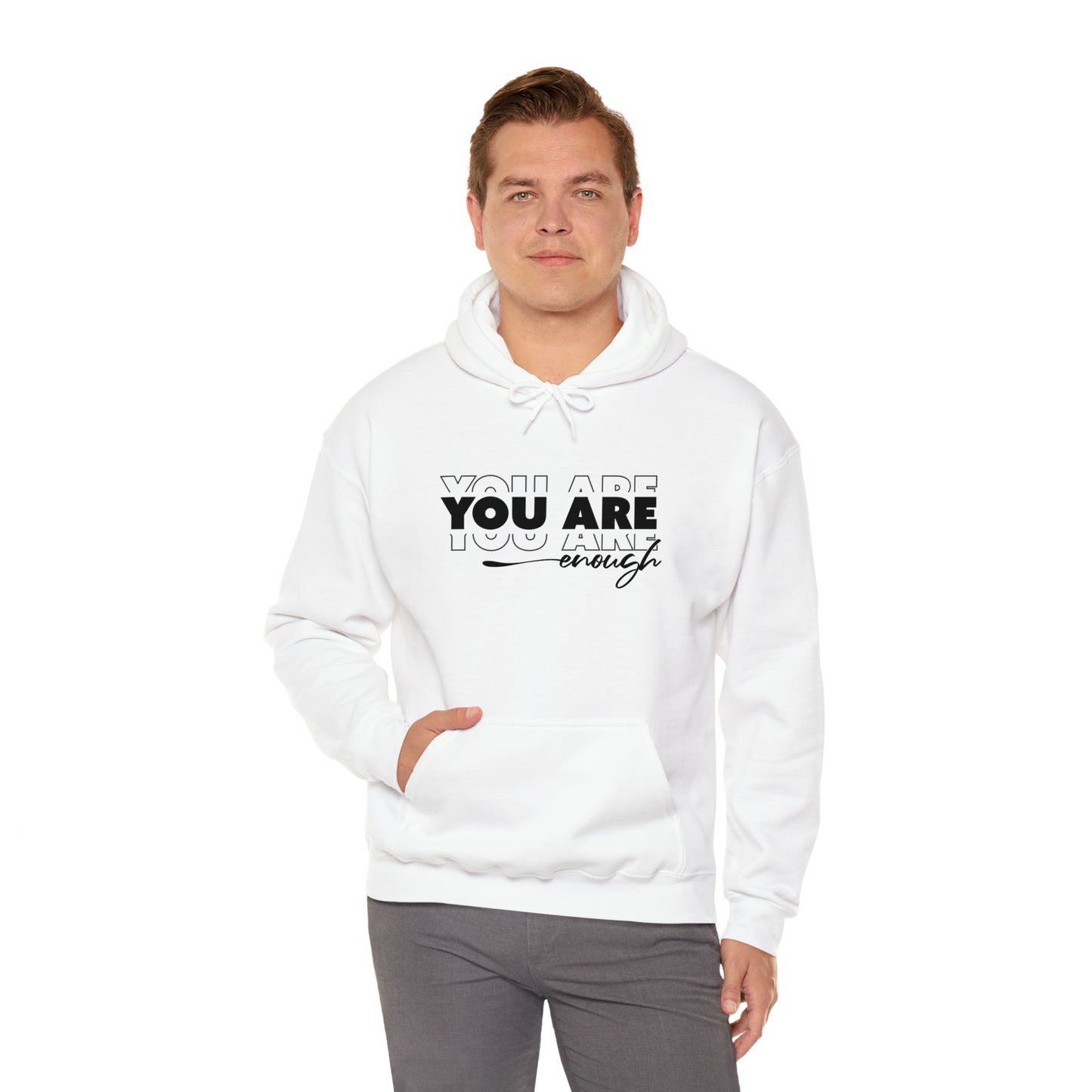 You Are Enough - Unisex Heavy Blend™ Hooded Sweatshirt
