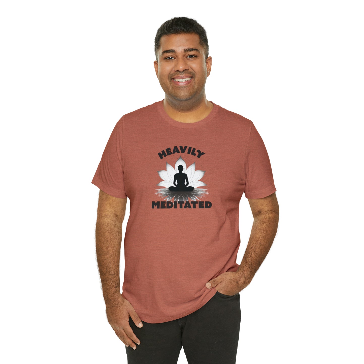 Heavily Meditated - Light Colors - Unisex Jersey Short Sleeve Tee